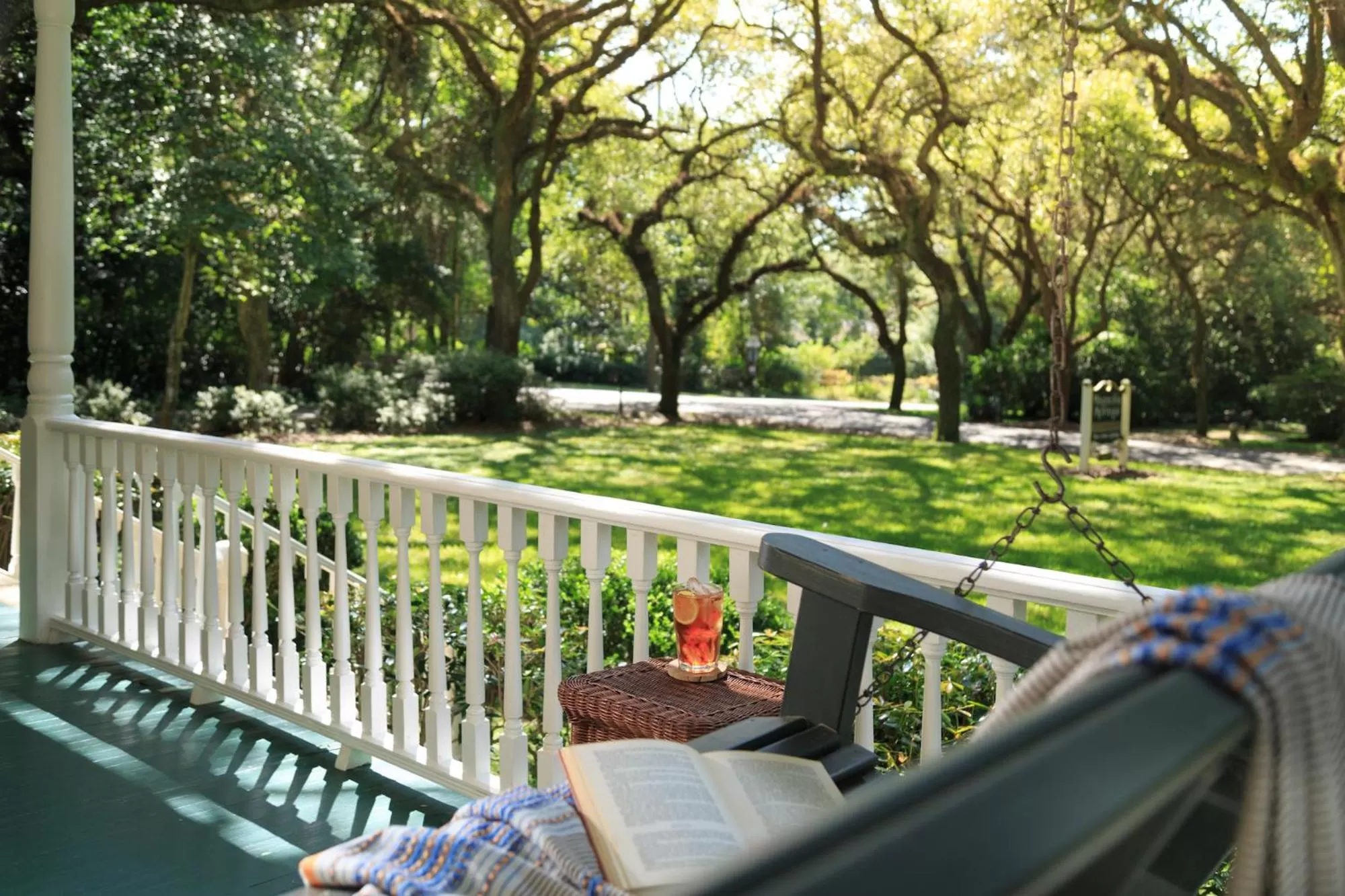 Balcony/Terrace in Magnolia Springs Bed and Breakfast