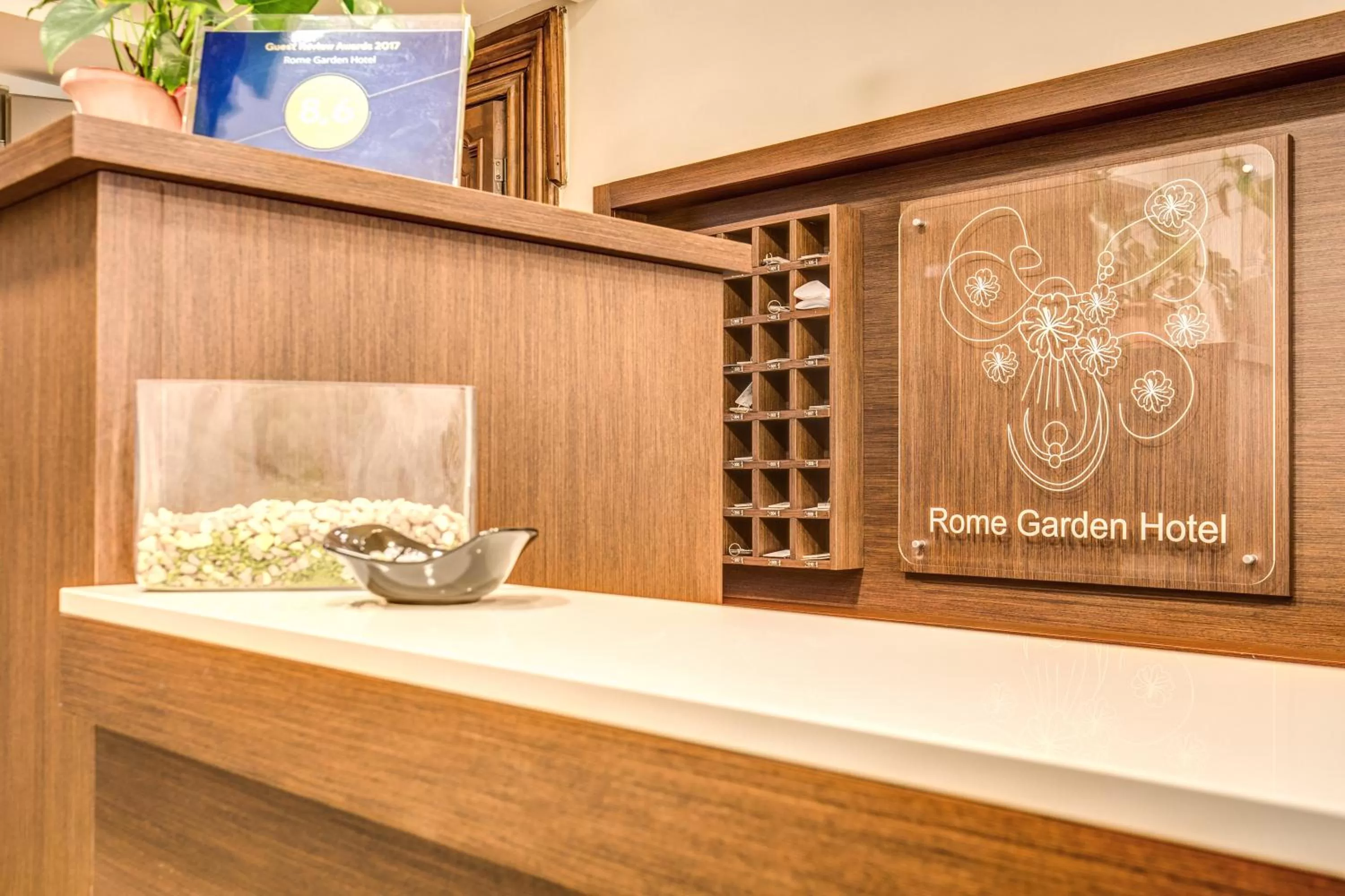 Lobby or reception in Rome Garden Hotel