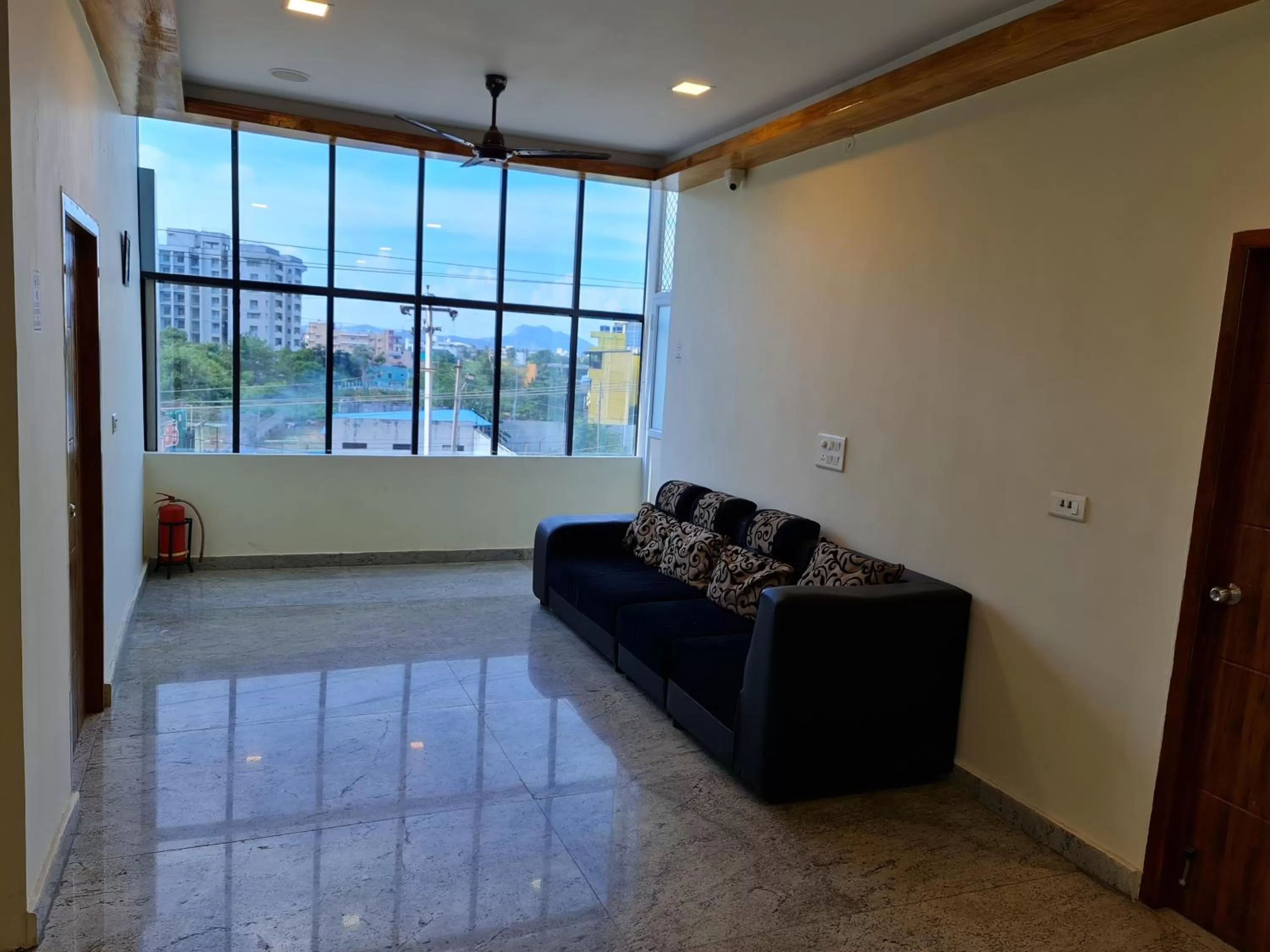 Seating area in Vijay Shree Inn