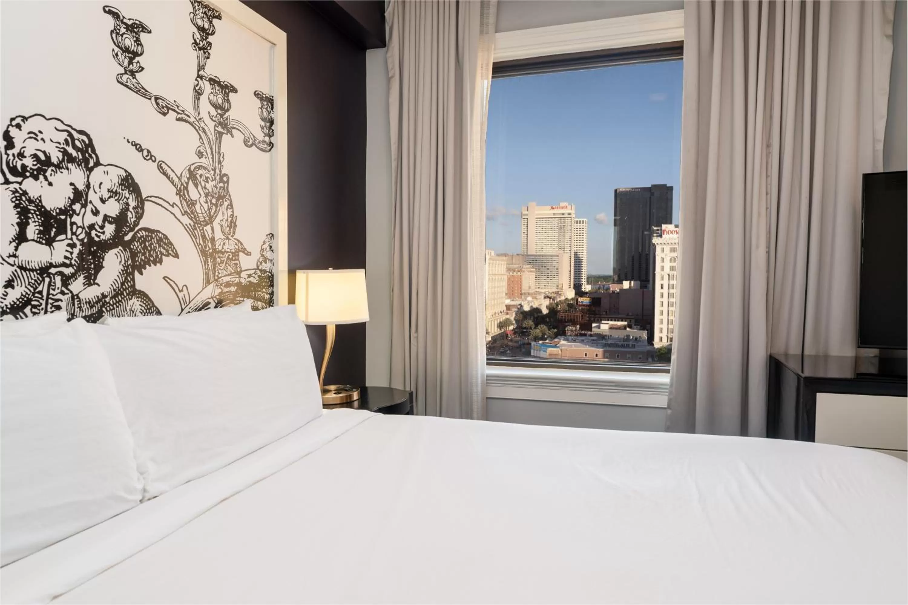 Bed in Hotel Vinache