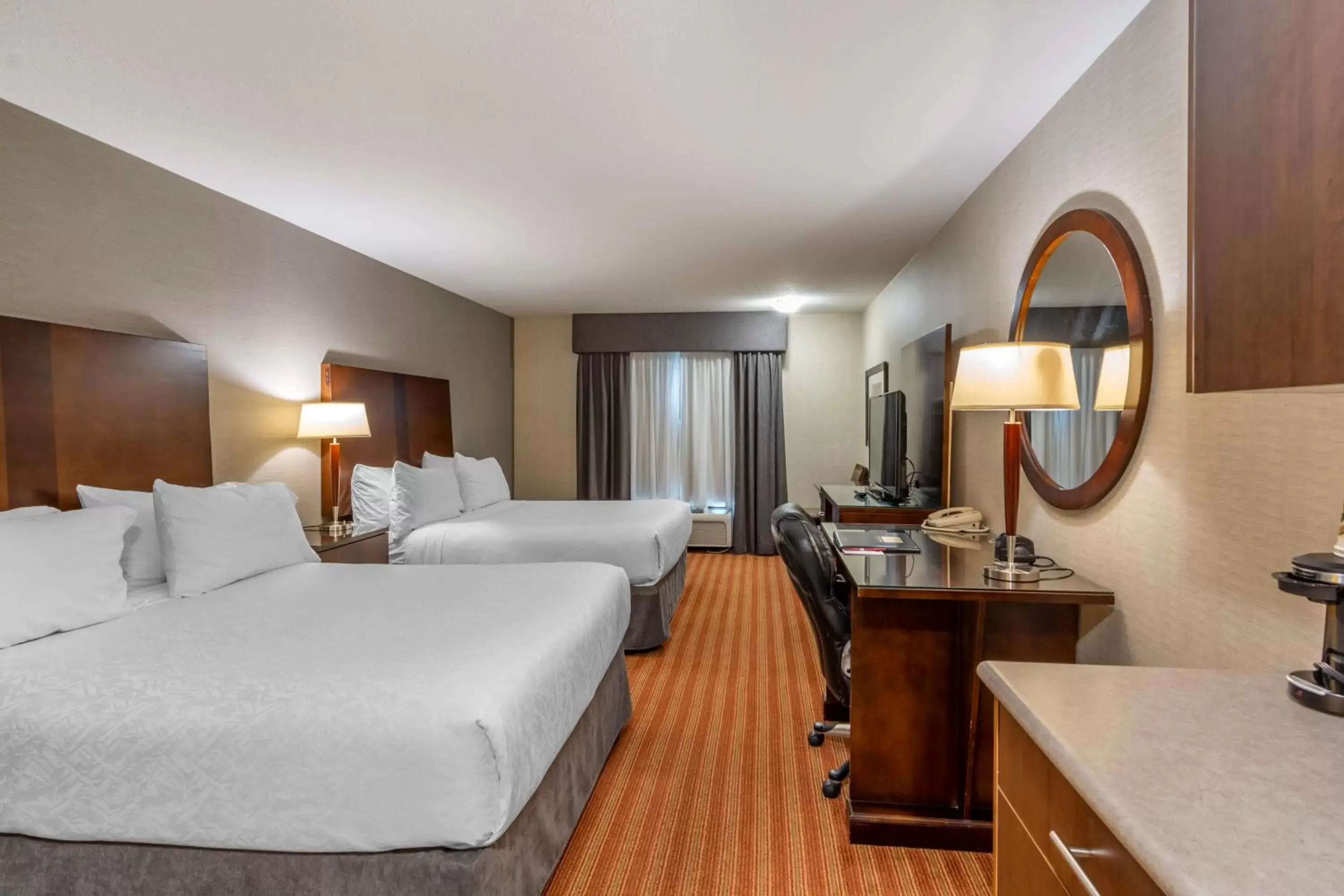 Queen Room with Two Queen Beds and Kitchenette in Devonian Hotel and Suites Queen Room with Two Queen Beds and Kitchenette in Devonian Hotel and Suites