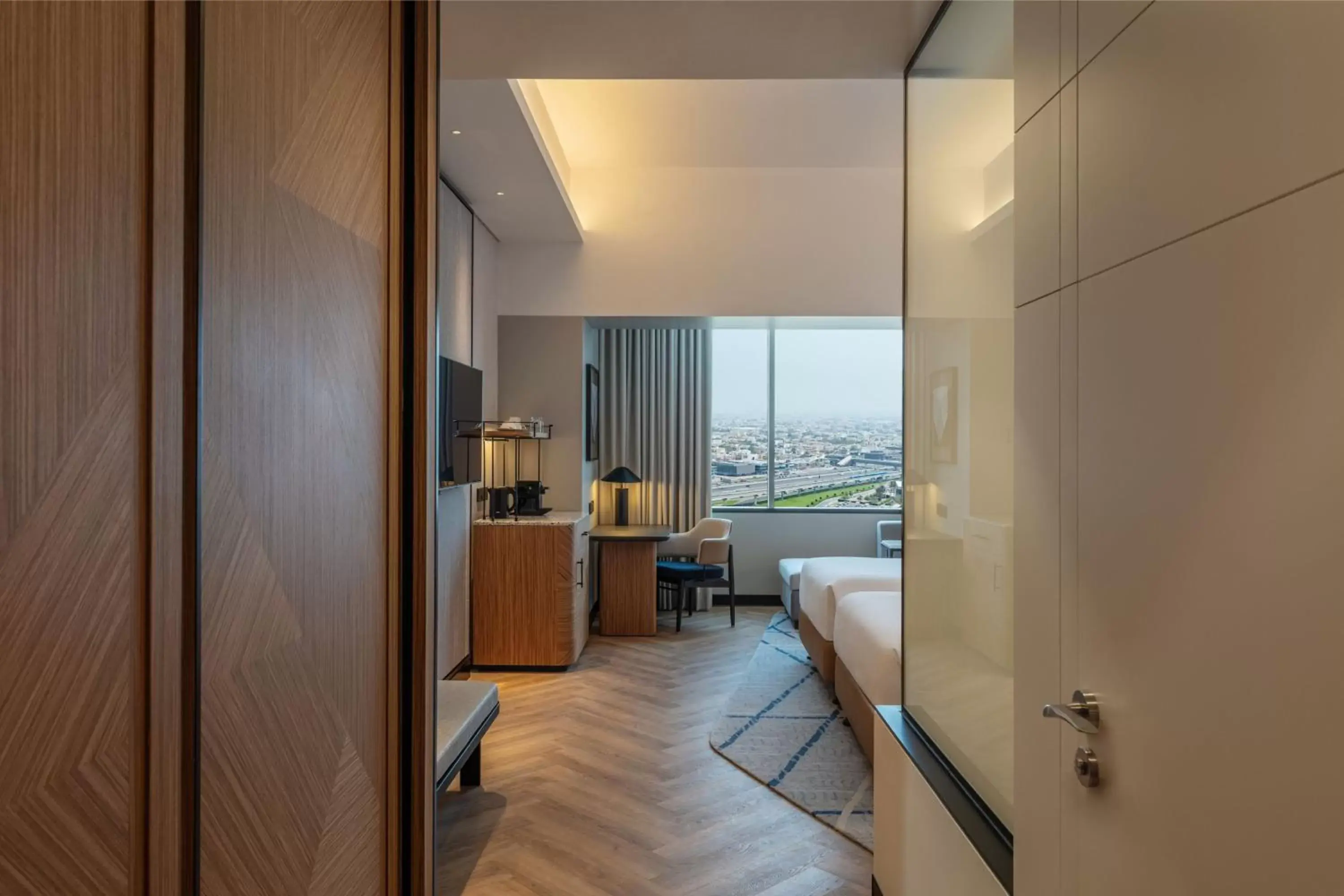 Club Twin Room, Skyline view - Club lounge Access including Breakfast, Evening Cocktail hours & Soft Refreshments & Canapes in Sheraton Mall of the Emirates Hotel, Dubai Club Twin Room, Skyline view - Club lounge Access including Breakfast, Evening Cocktail hours & Soft Refreshments & Canapes in Sheraton Mall of the Emirates Hotel, Dubai