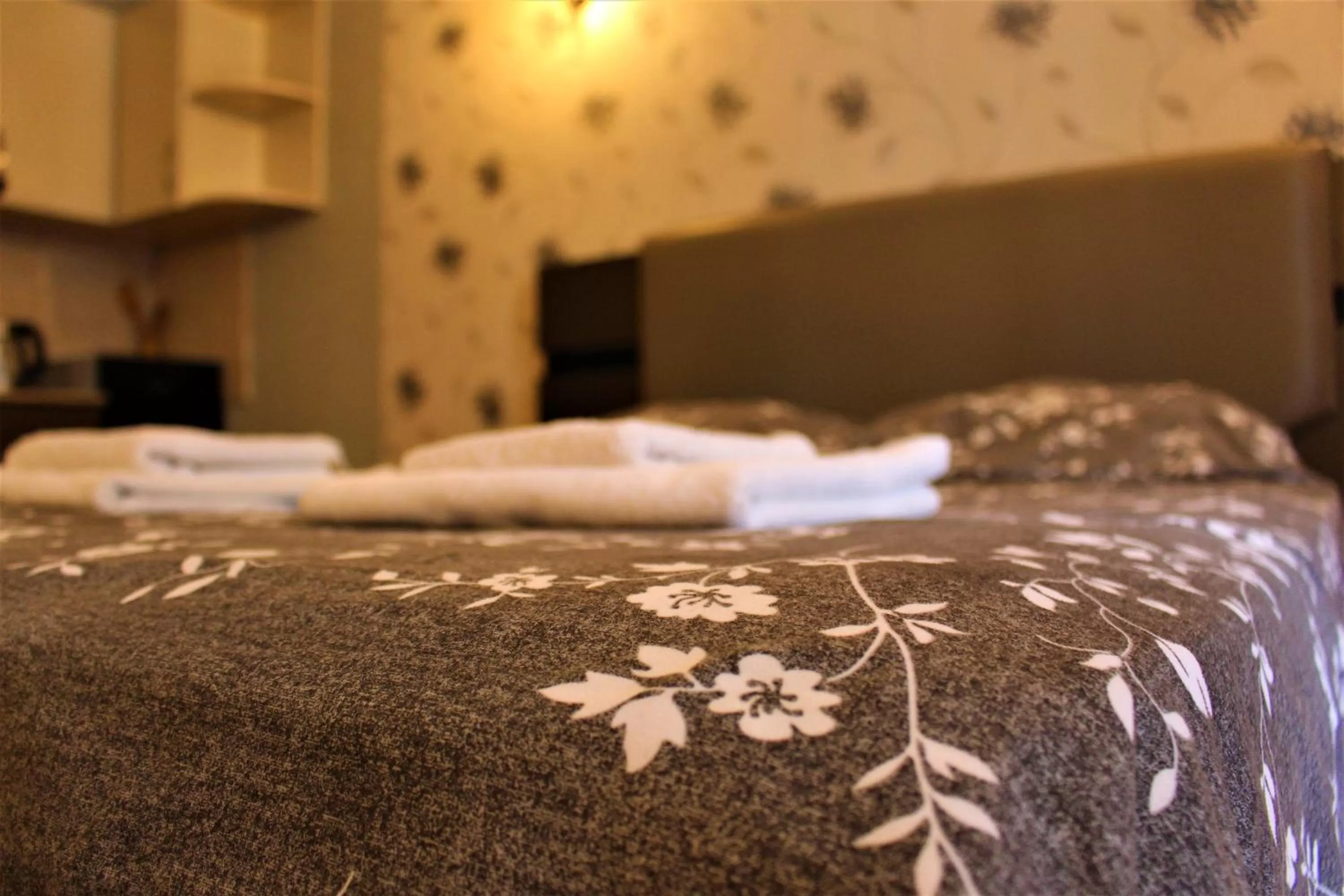 Bed in Orbi Lux Apartment