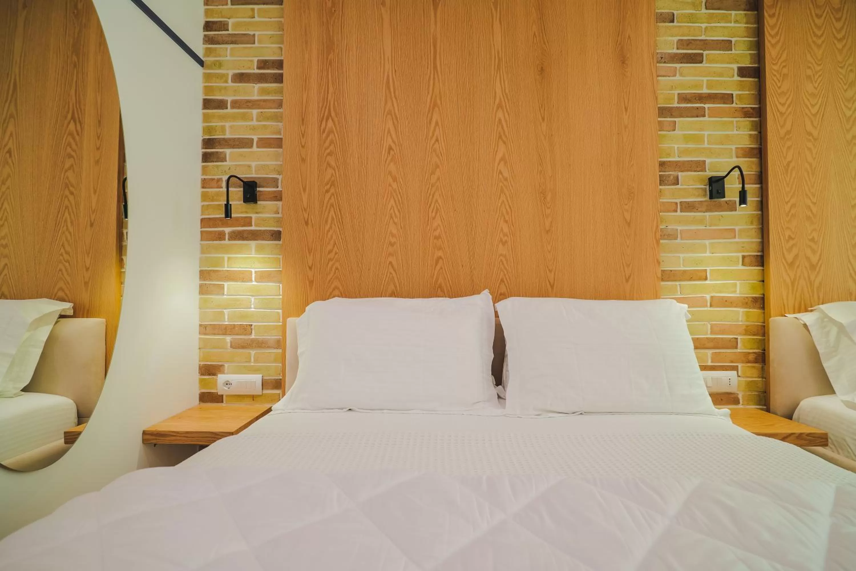 Bed in Hotel Piccolino