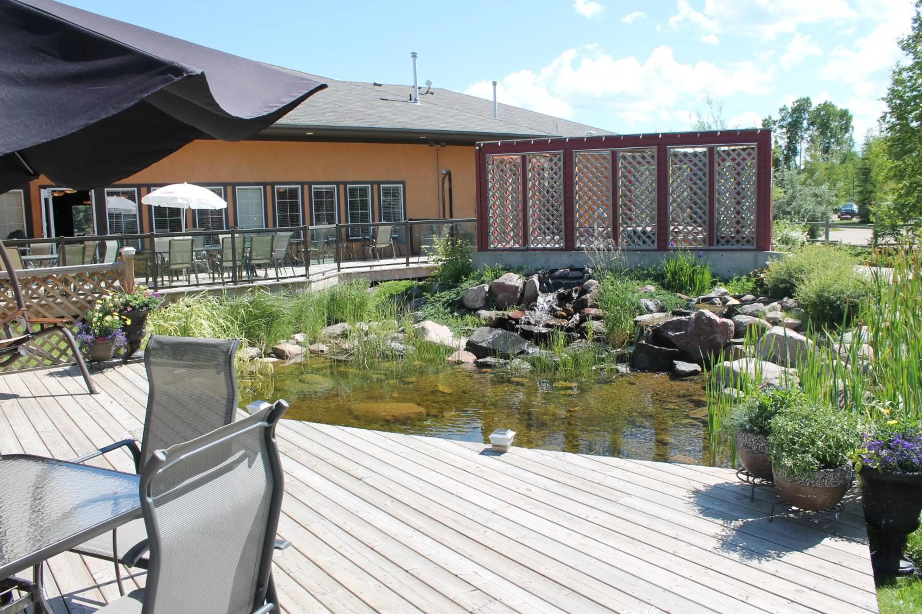 Patio in Village Creek Country Inn