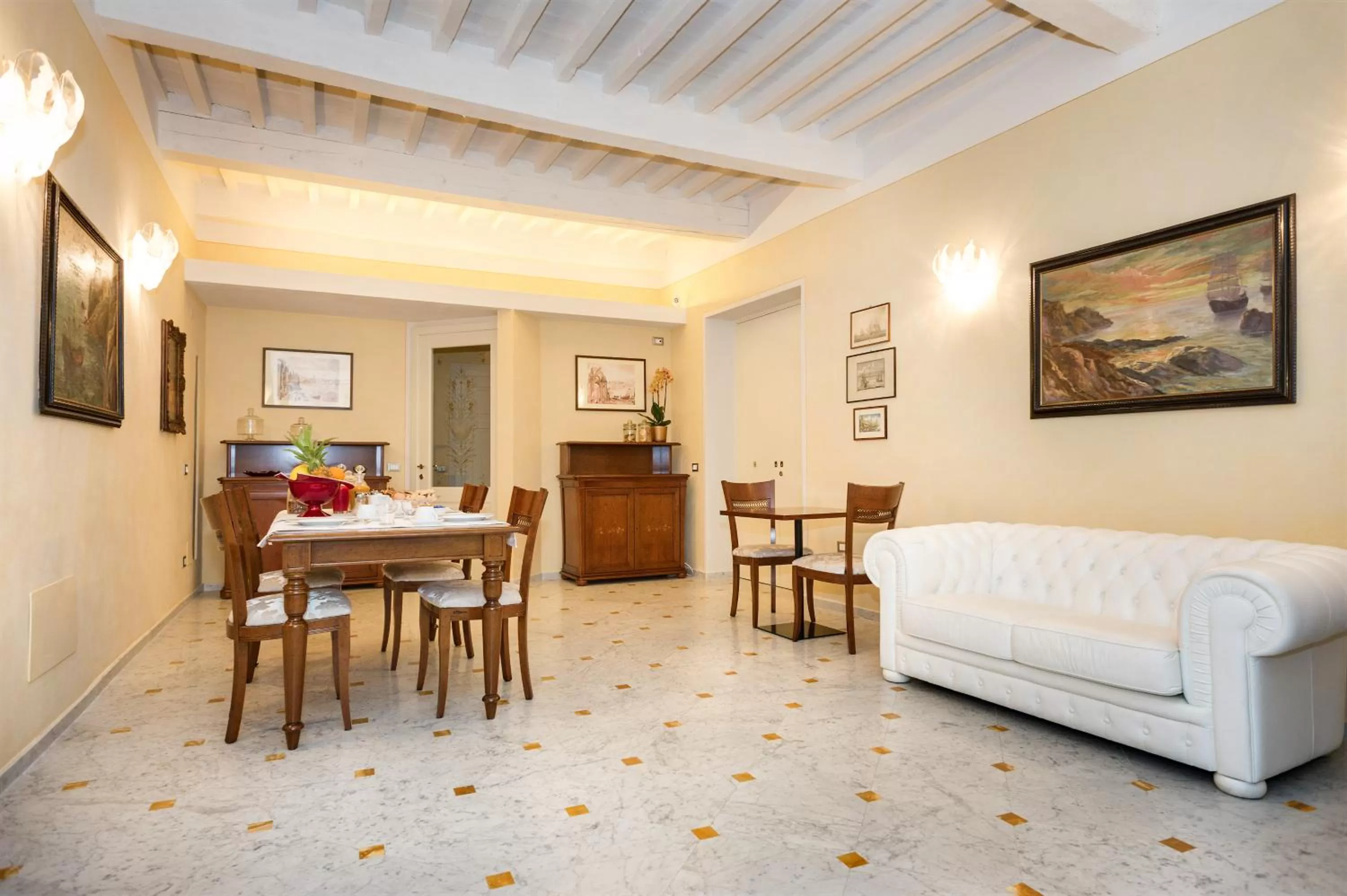 Living room in Relais Dei Mercanti B&B And Suites