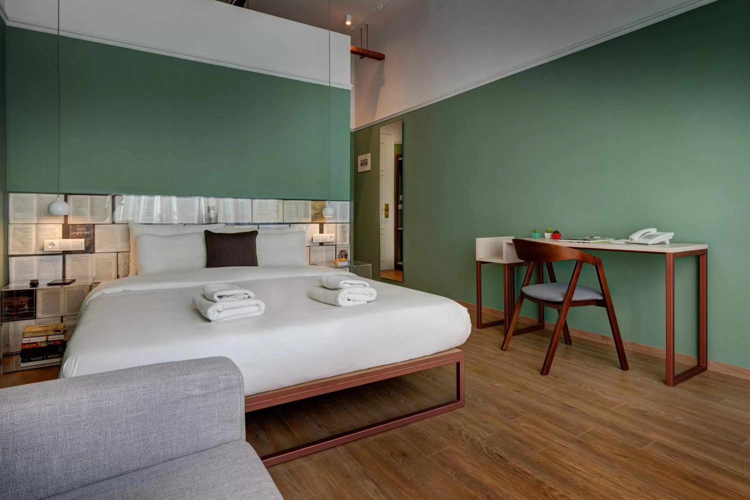 Living room, Bed in Colors Urban Hotel Thessaloniki