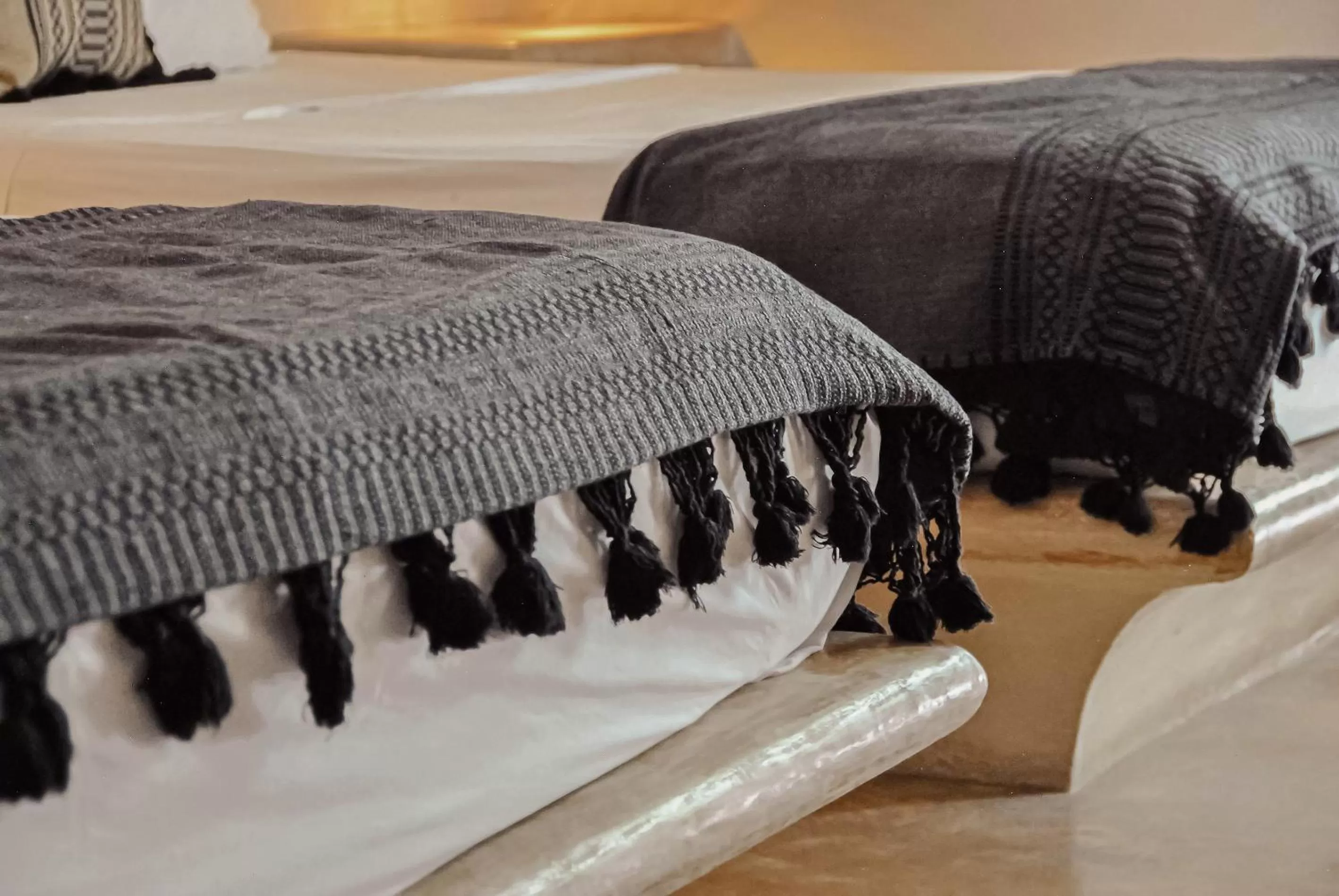 Decorative detail, Bed in Boutique Hotel Posada 06 Tulum