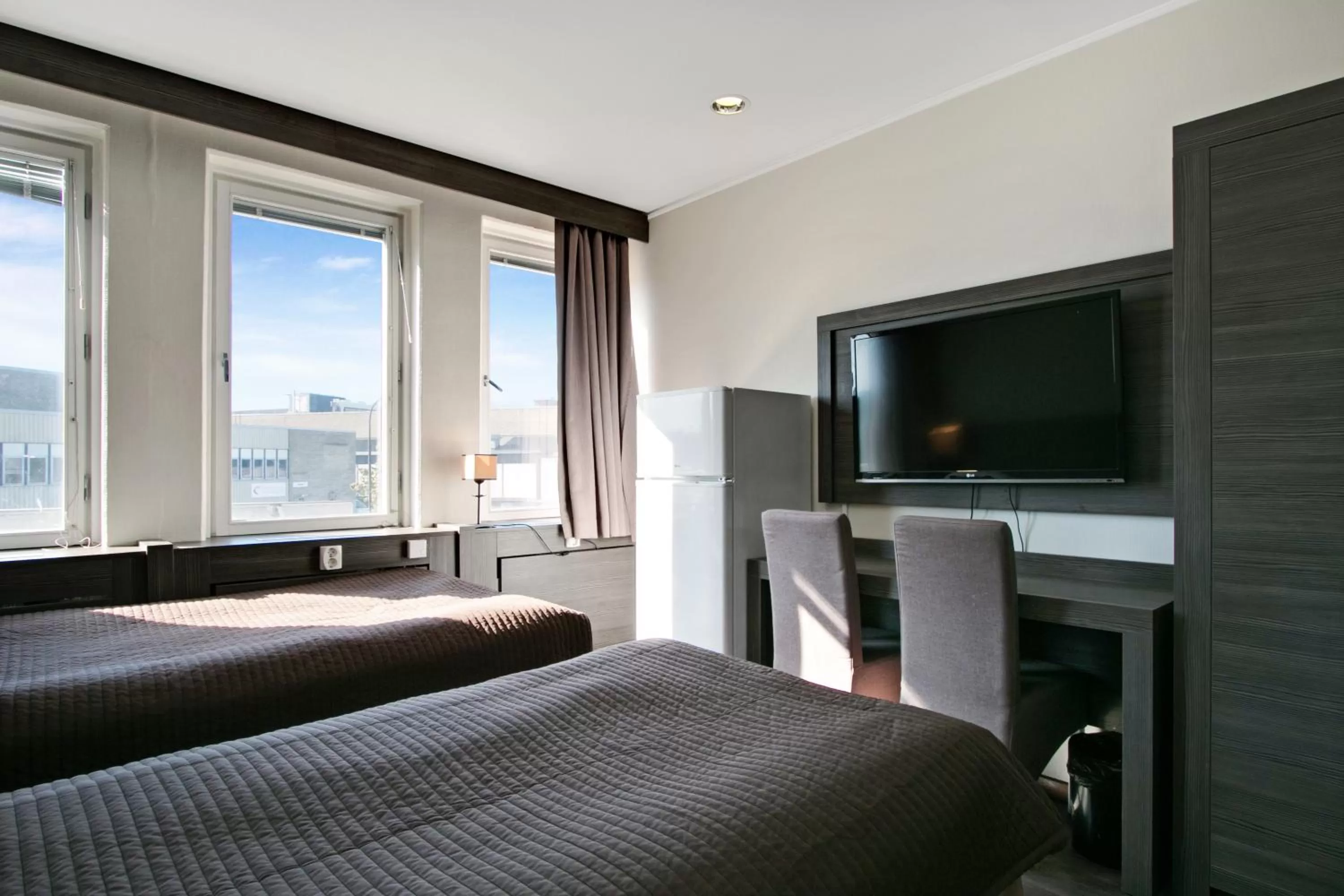 Photo of the whole room, Bed in Brunnby Hotel