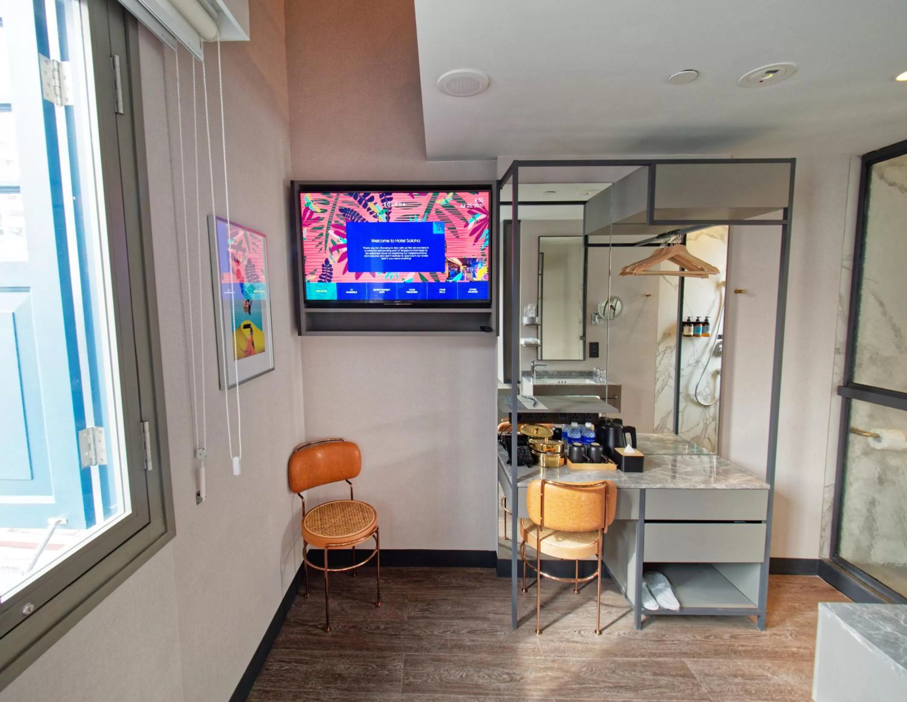 TV and multimedia in Hotel Soloha at Chinatown