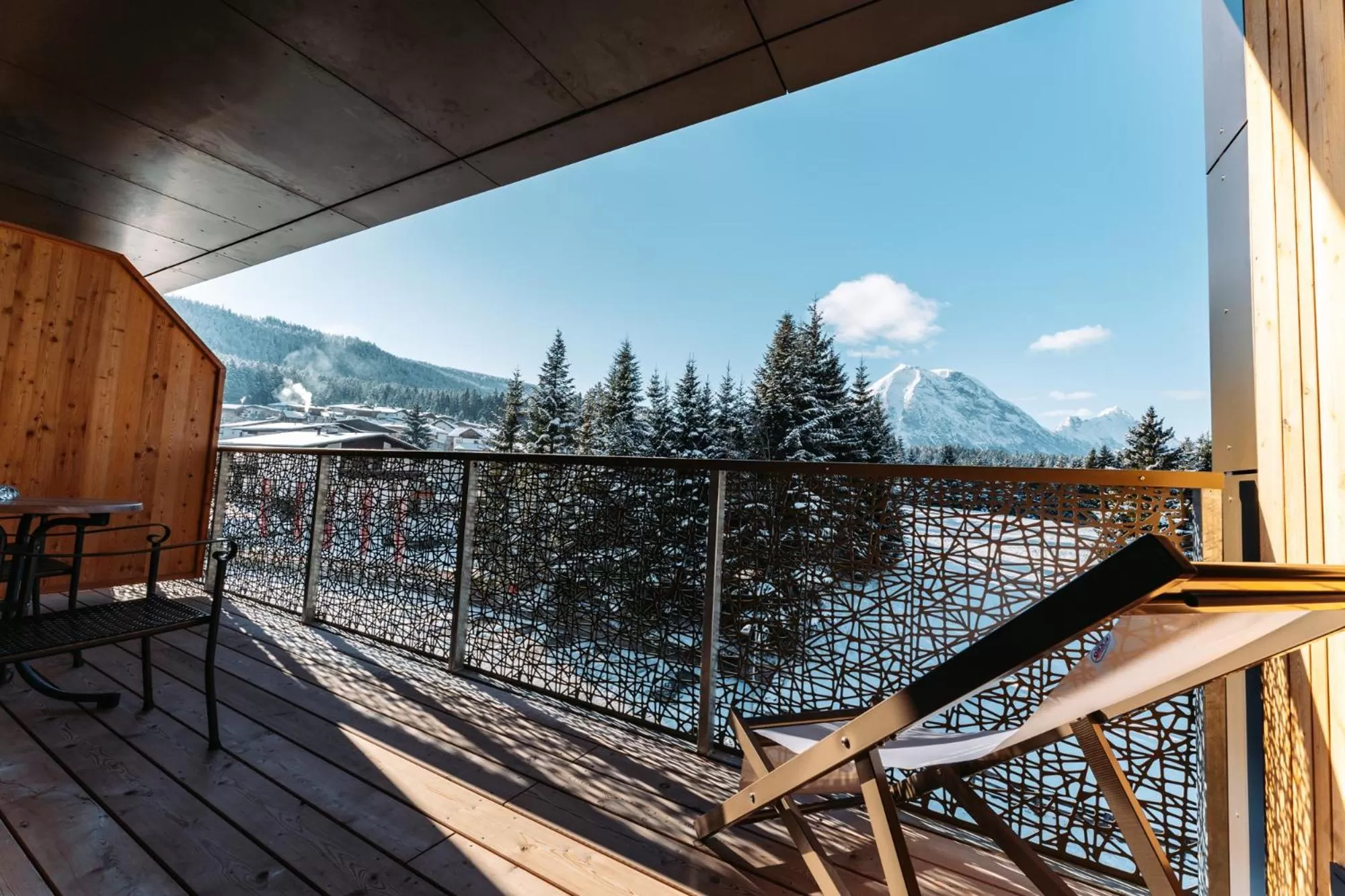 View (from property/room), Balcony/Terrace in Hotel Kristall