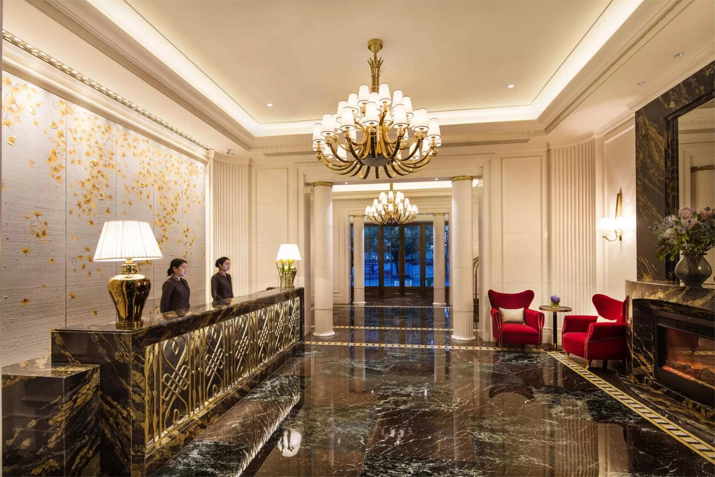 Lobby or reception in The Pury Hotel