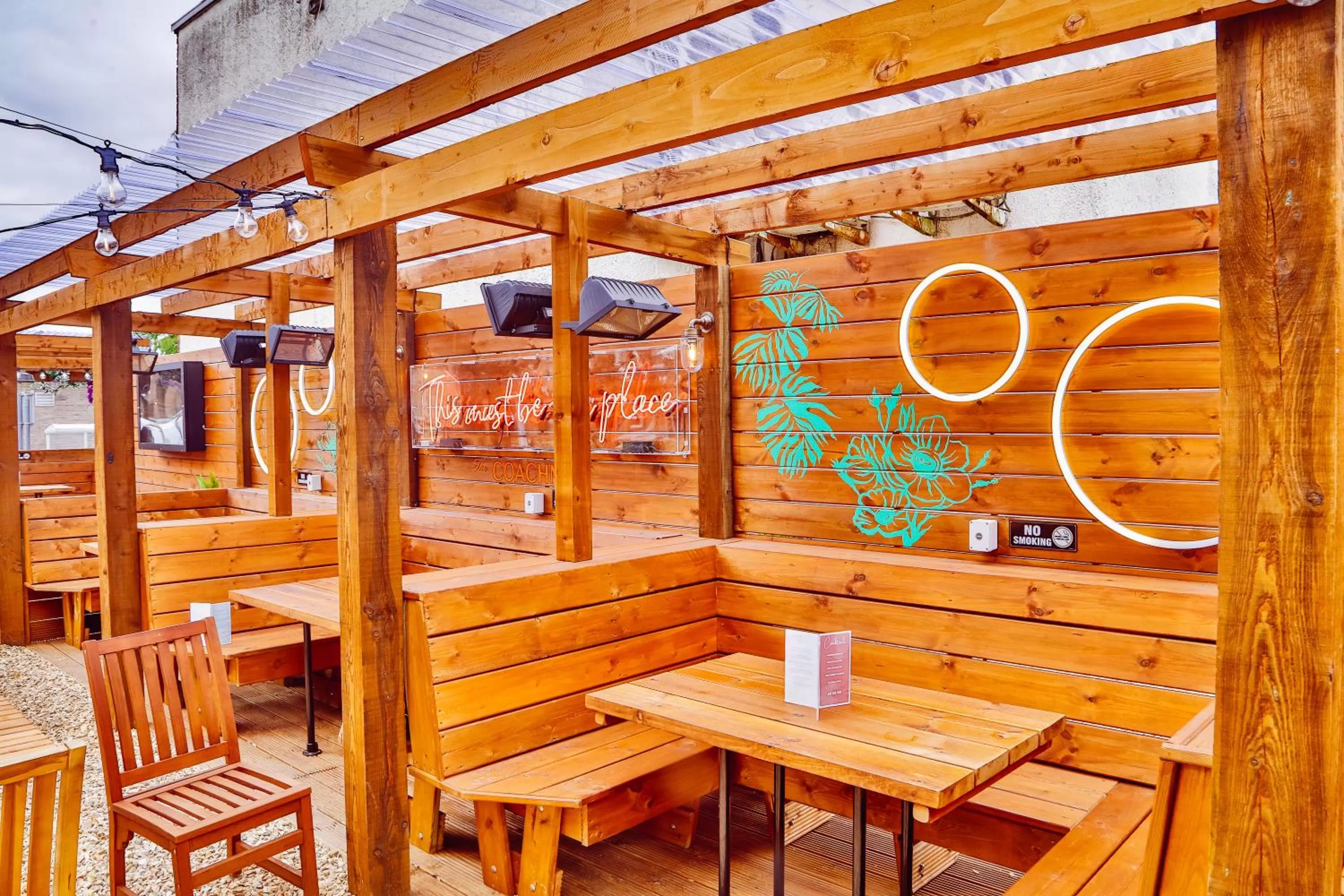 Garden in The Coachman Hotel