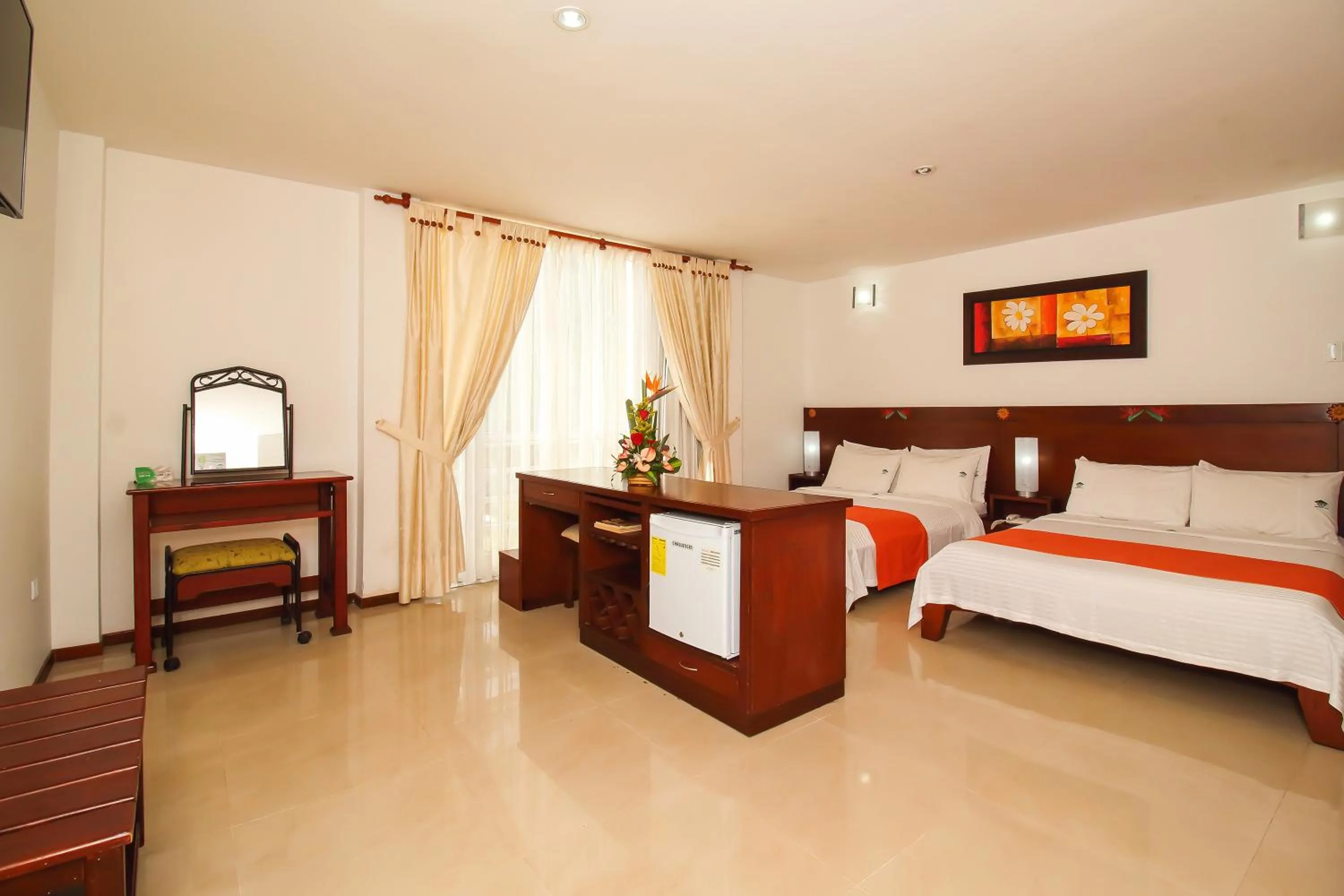 Bed in Hotel Imbanaco