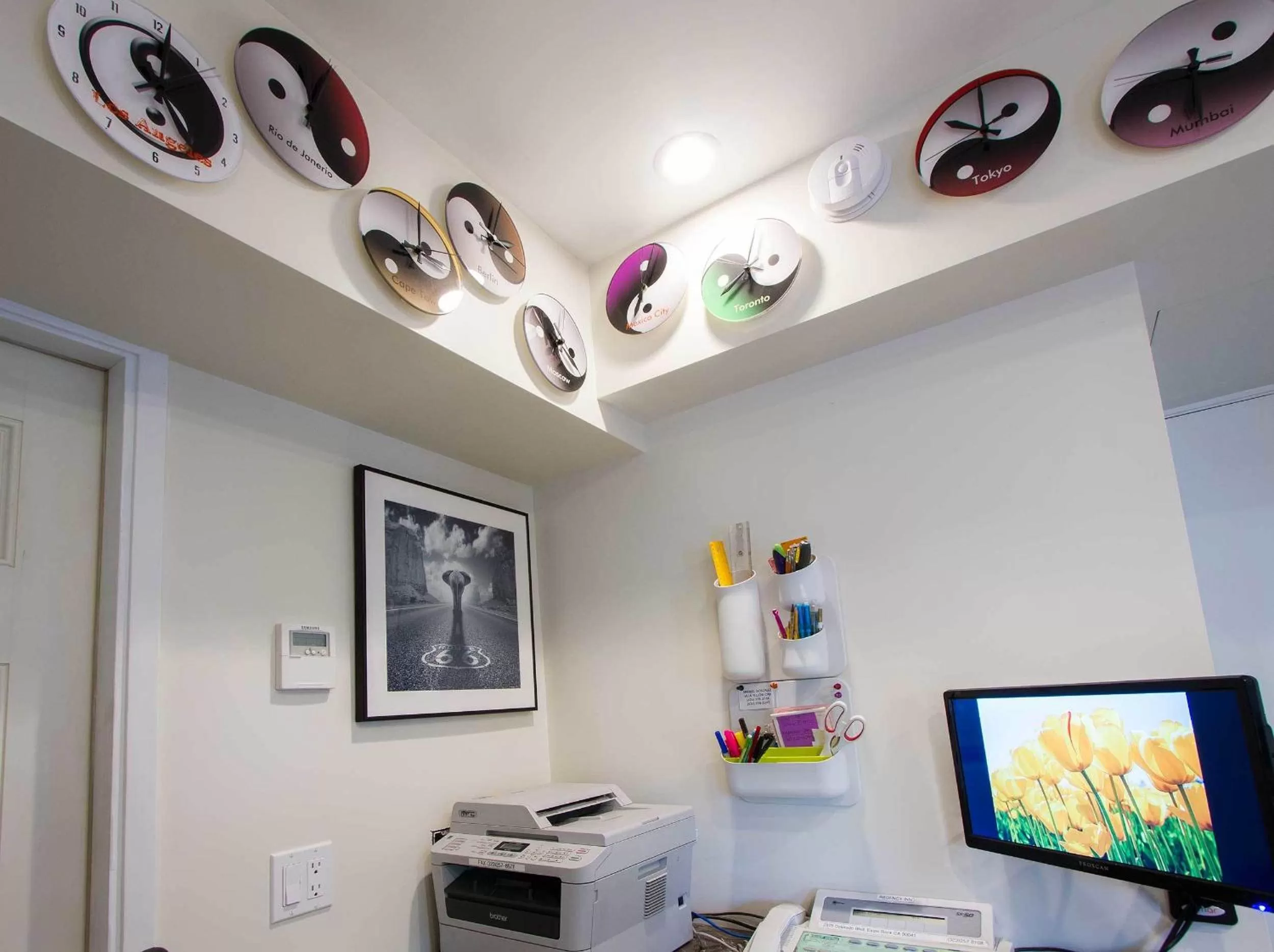 Decorative detail in Regency Inn in Los Angeles