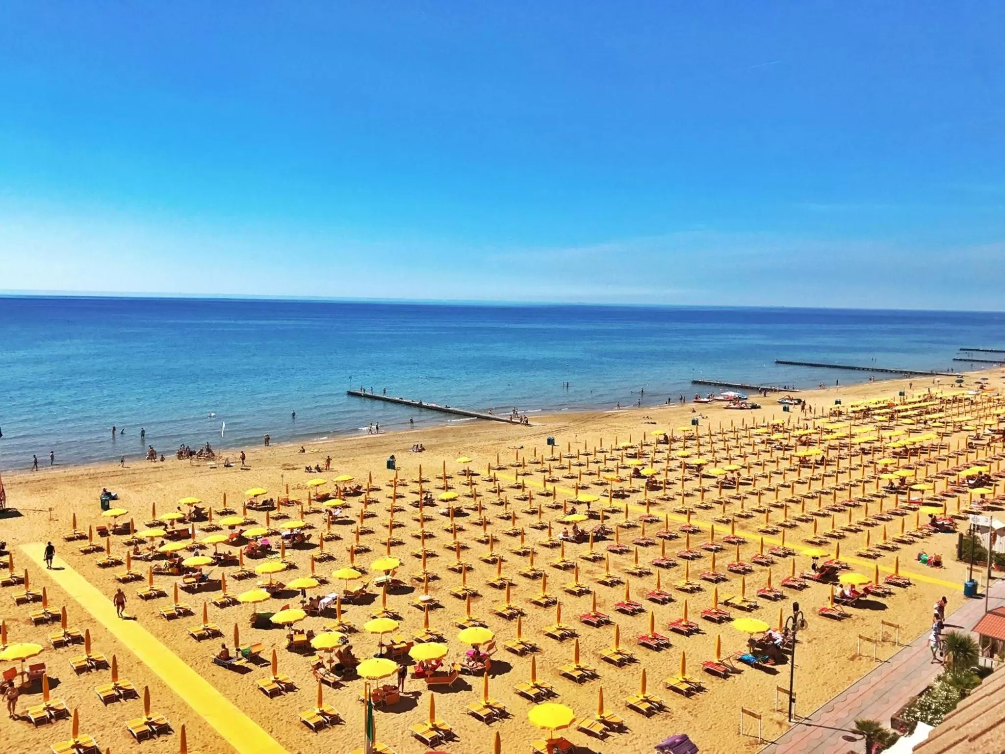 Beach in Hotel Villa Sorriso