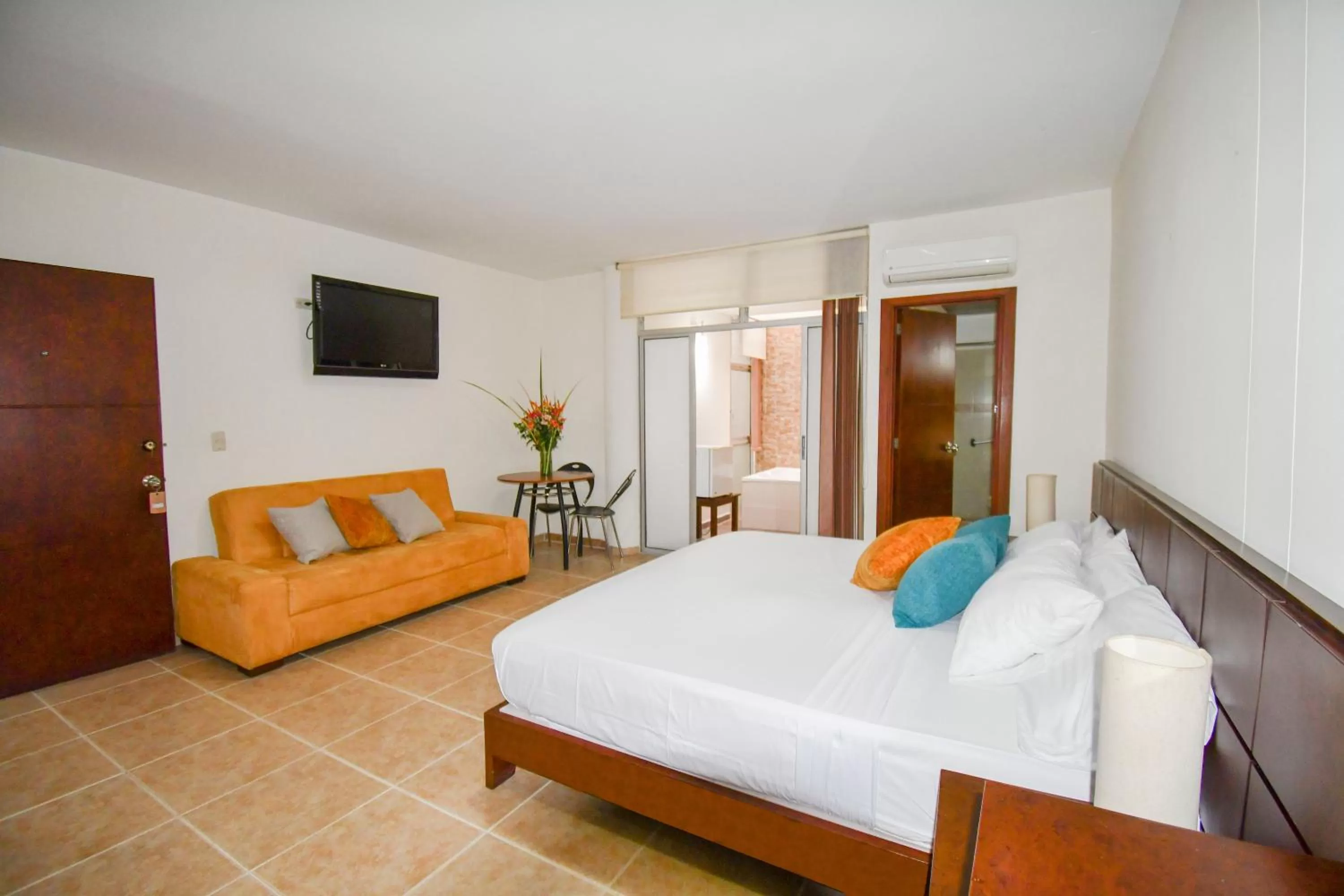 Bed in Hotel Mónaco Armenia