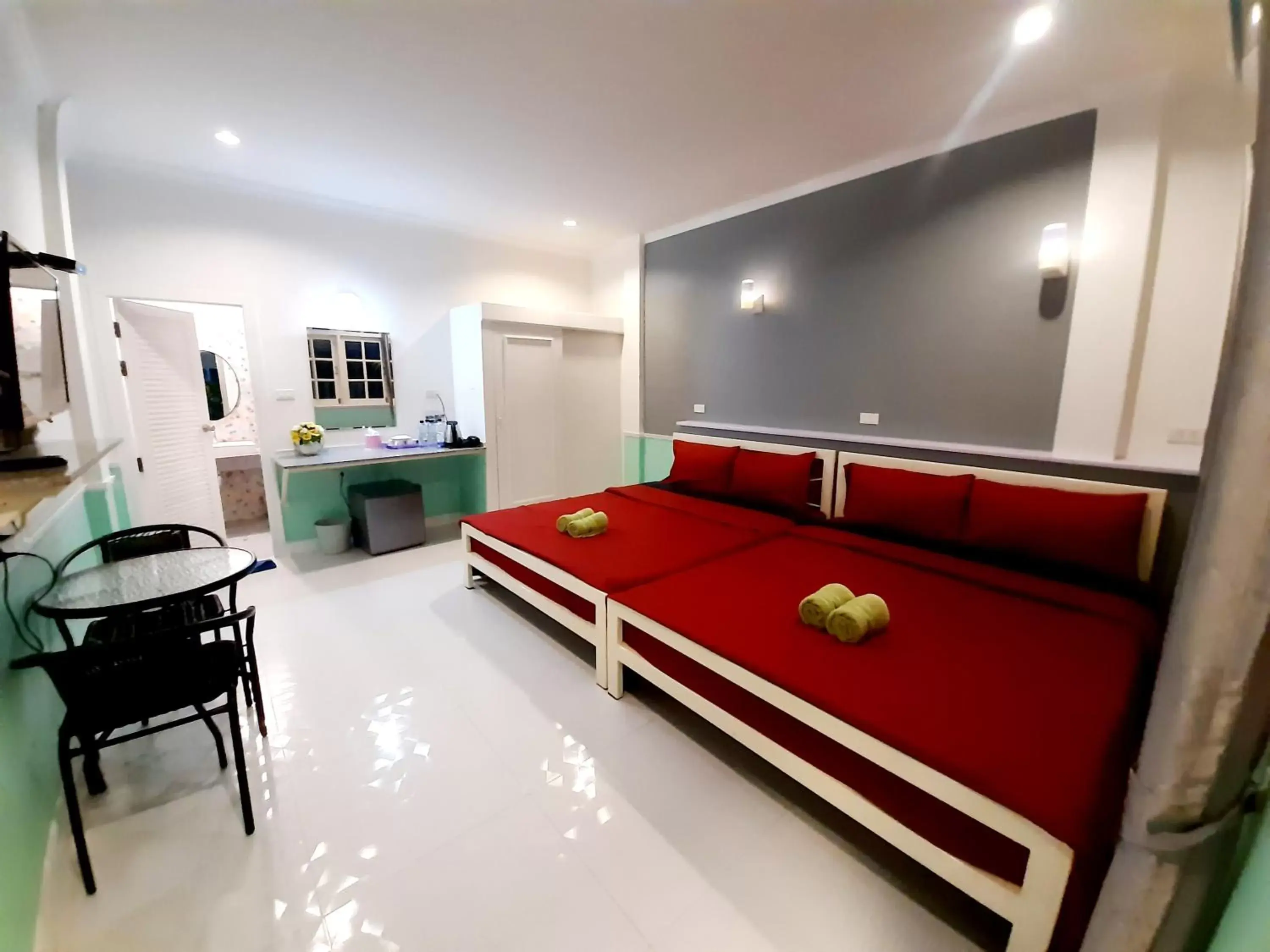 Quadruple Room with Private Bathroom in Fancy Carp Resort Hua-Hin Quadruple Room with Private Bathroom in Fancy Carp Resort Hua-Hin