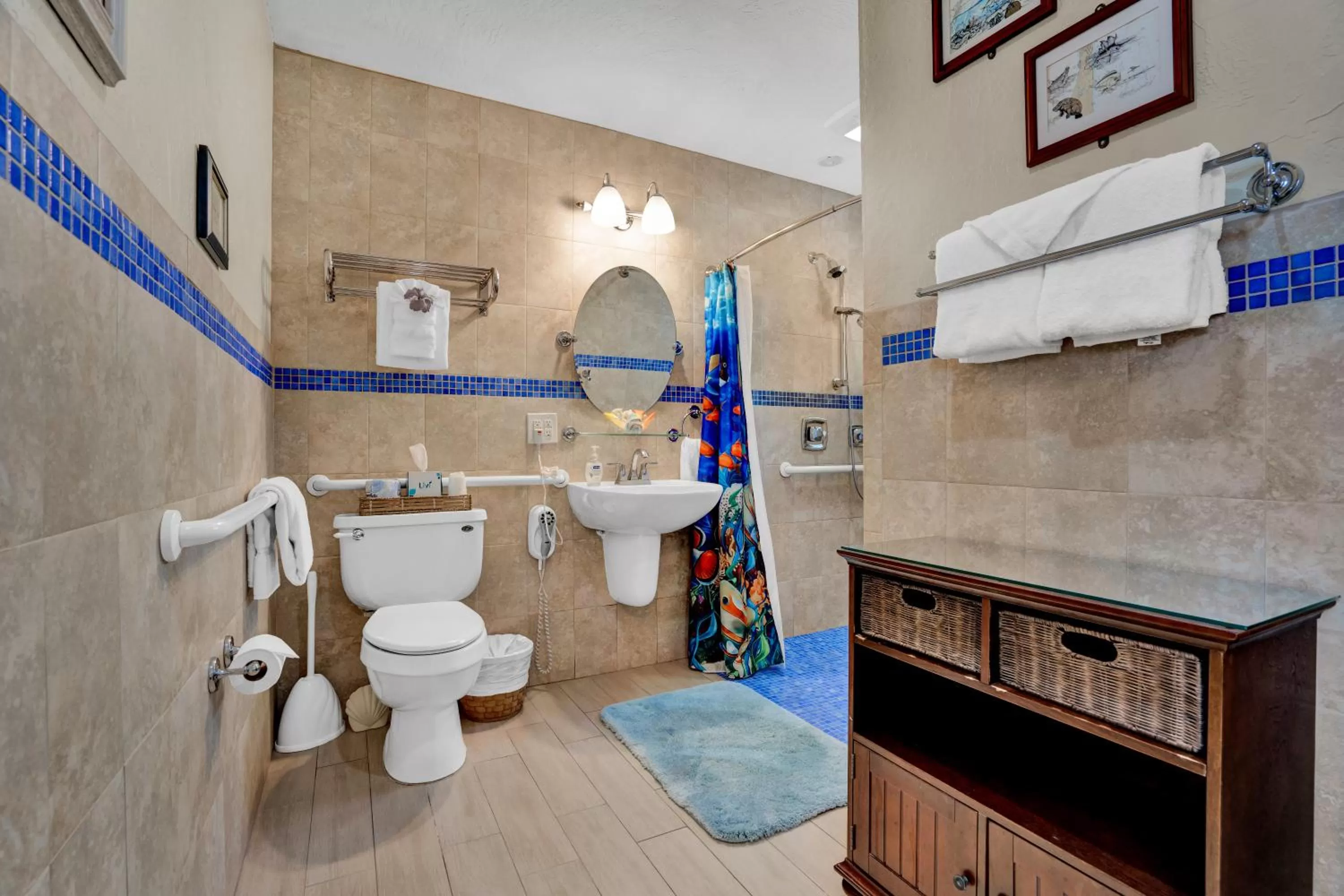 Bathroom in Island Bay Resort