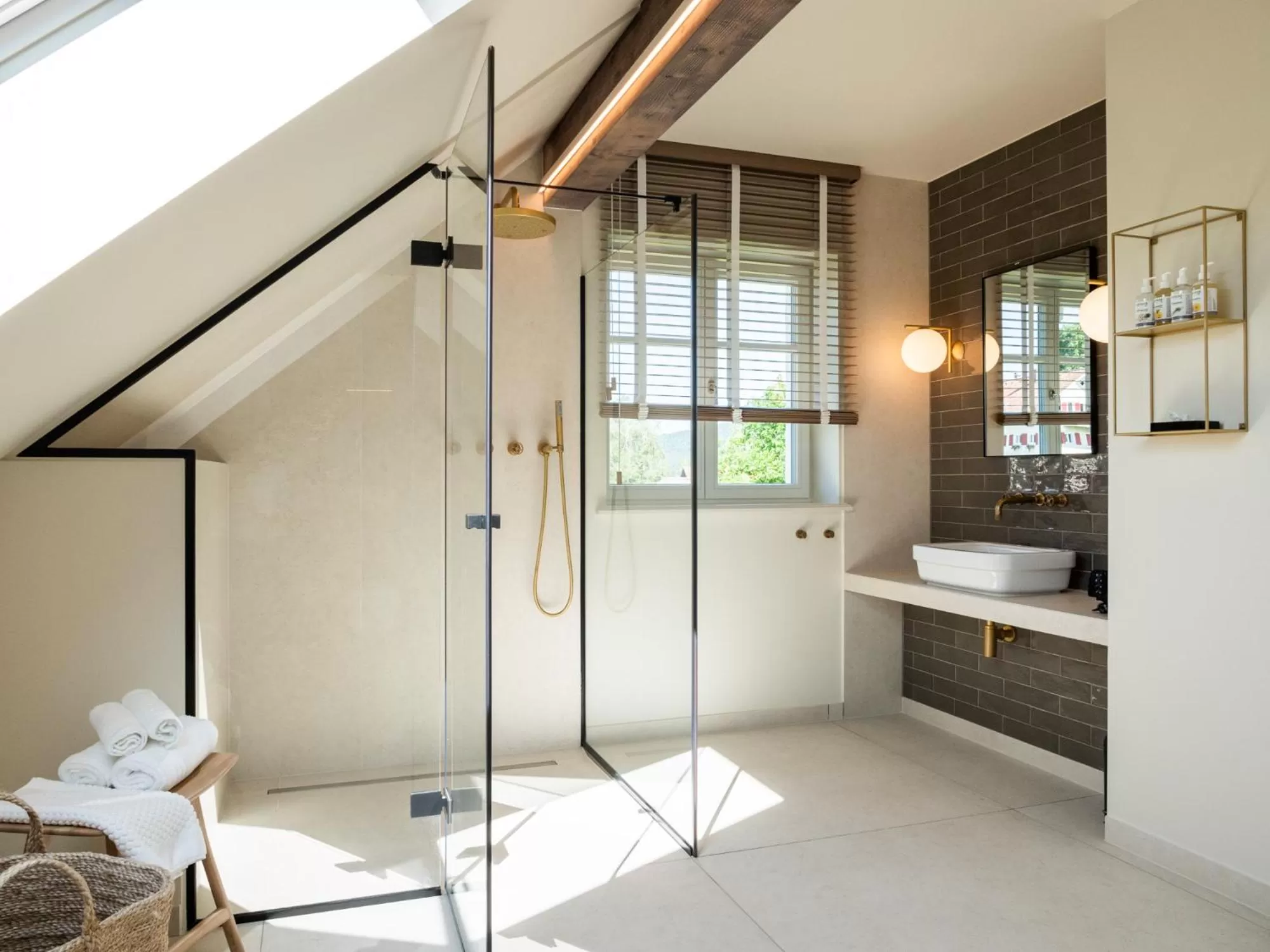 Shower in Alpenloge Design Hotel