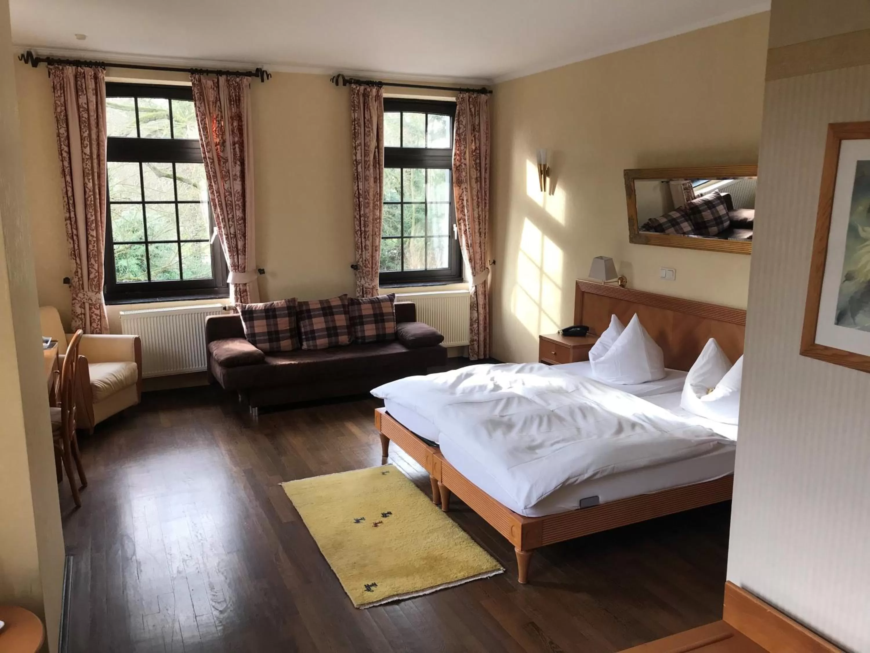 Photo of the whole room, Bed in Burg Wegberg Hotel & Eventlocation