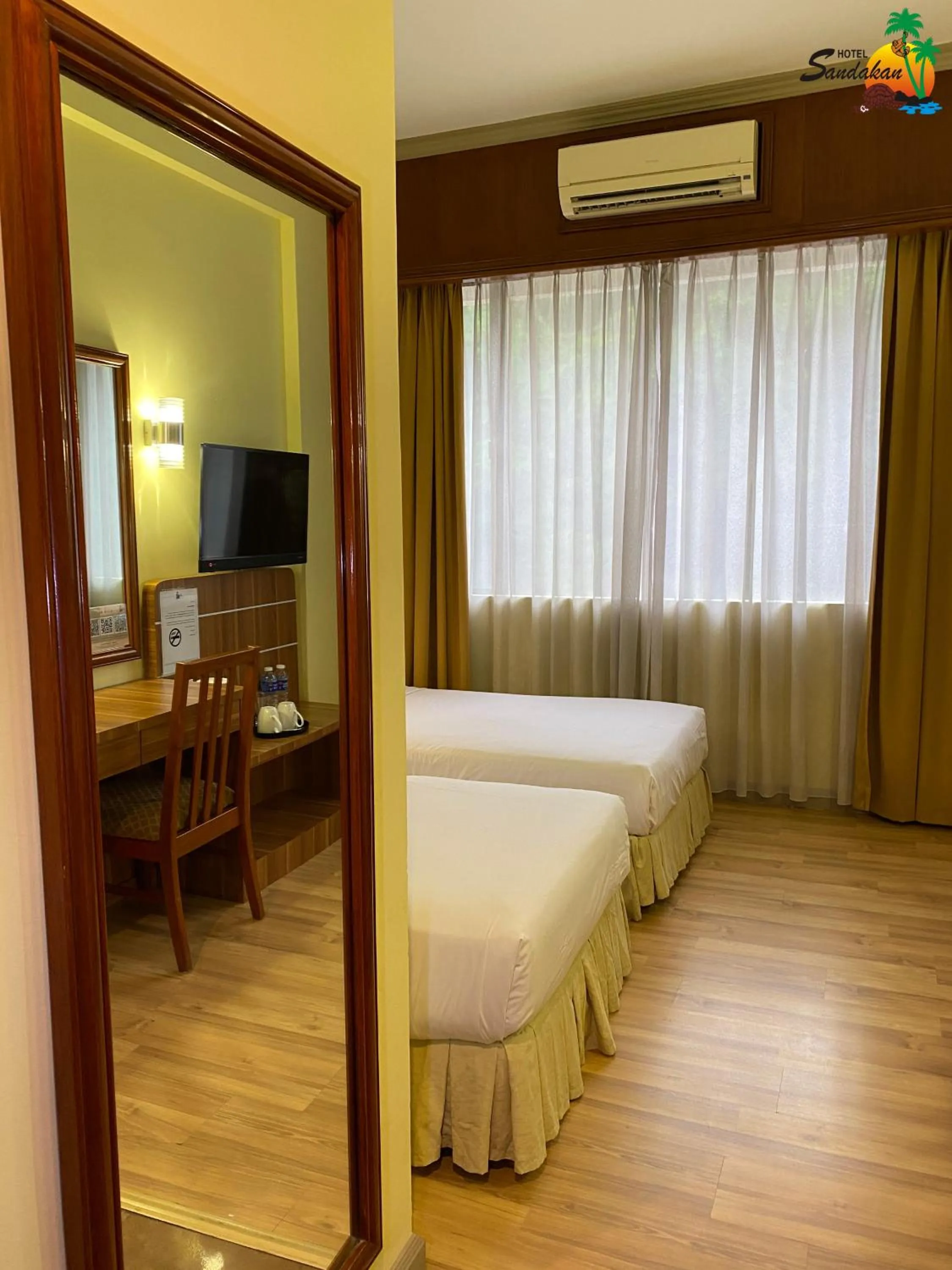 Bed in Hotel Sandakan