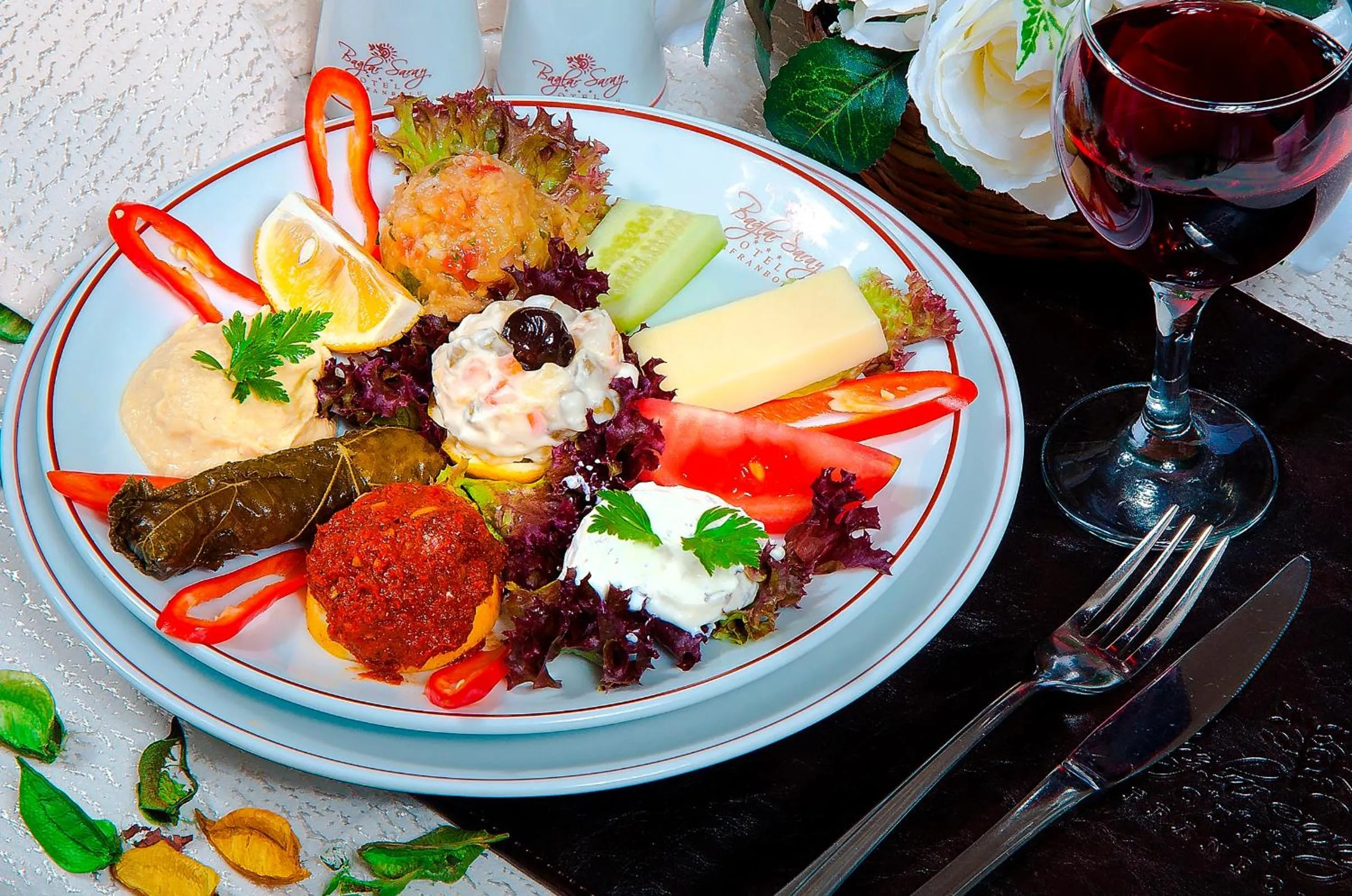 Food close-up in Baglar Saray Hotel
