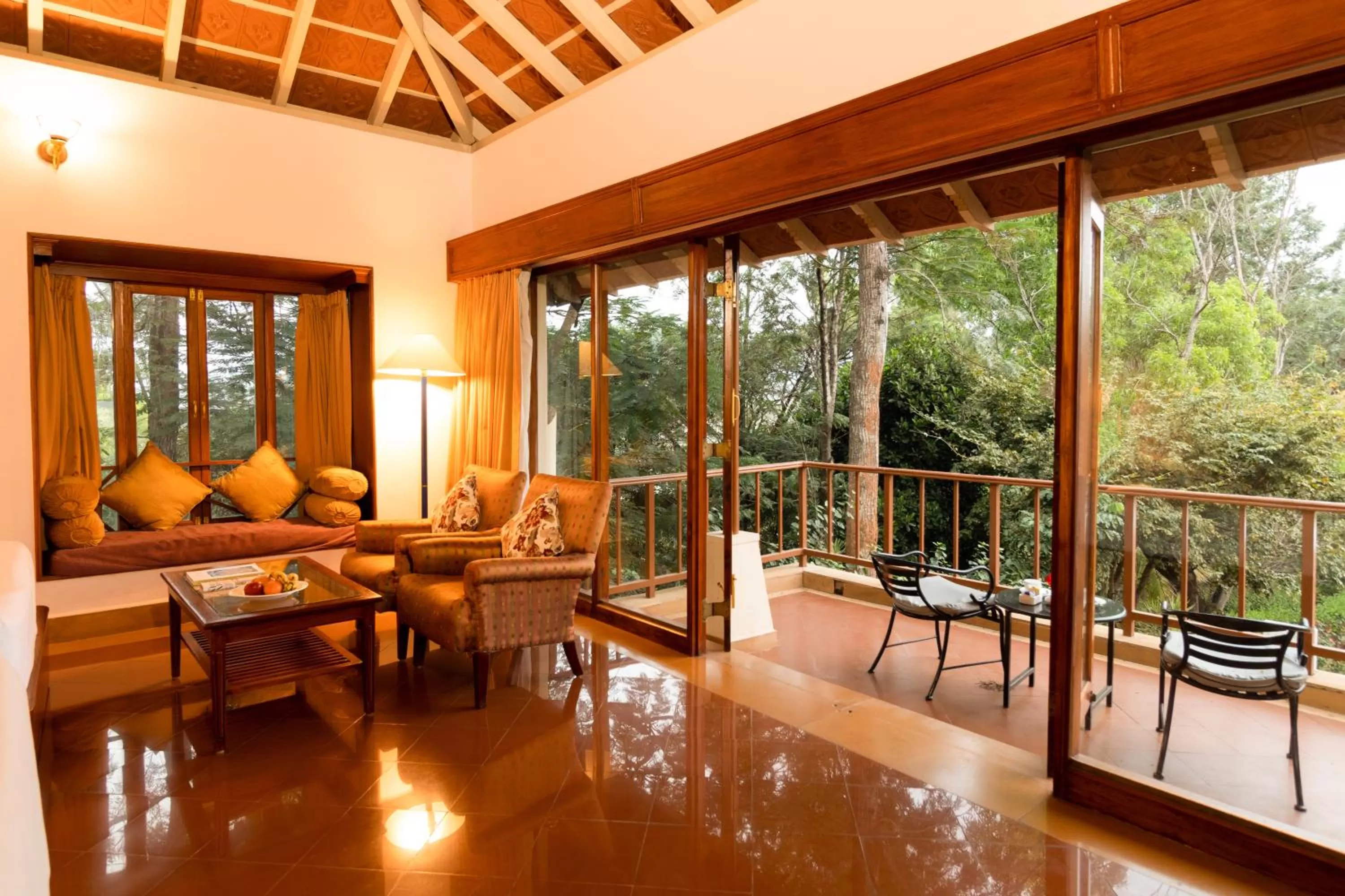 Seating area in Gateway Chikmagalur