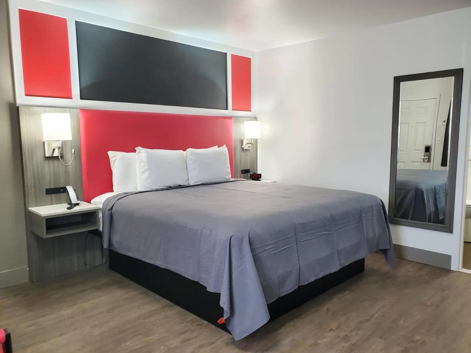 Bed in Money Saver Motel