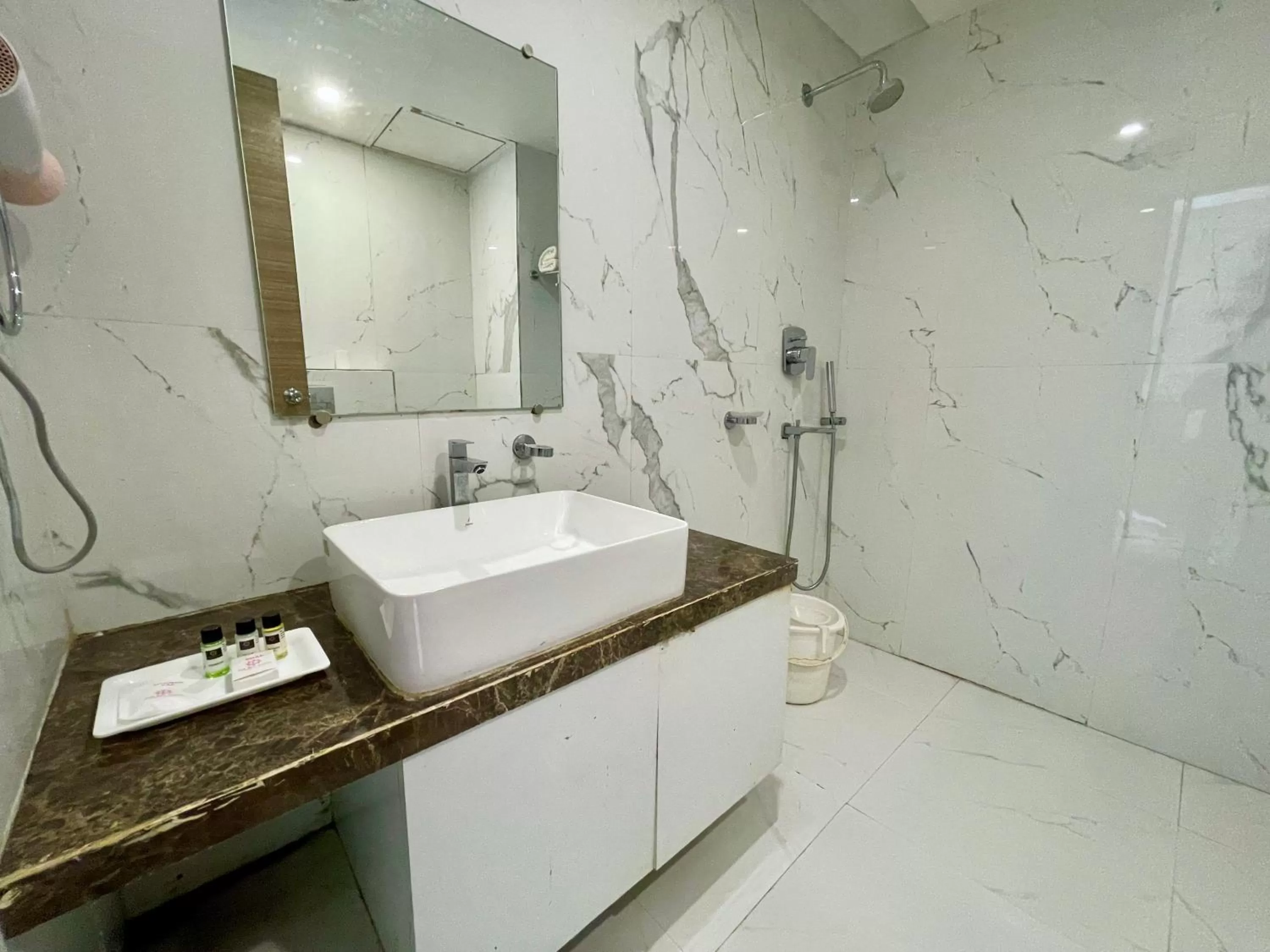 Bathroom in Hotel TBS sea view ! Puri