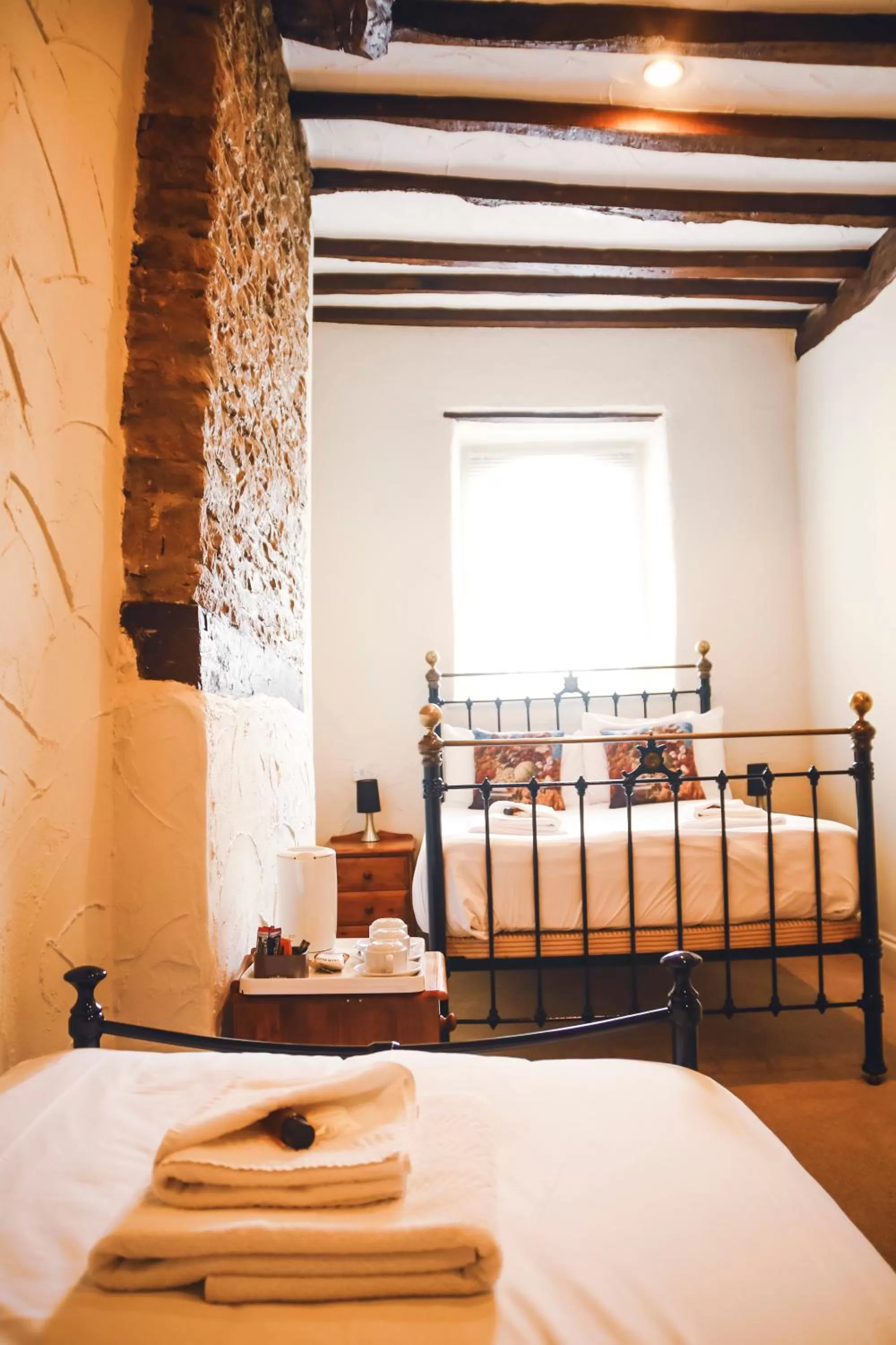 Bed in The Old Crown Coaching Inn