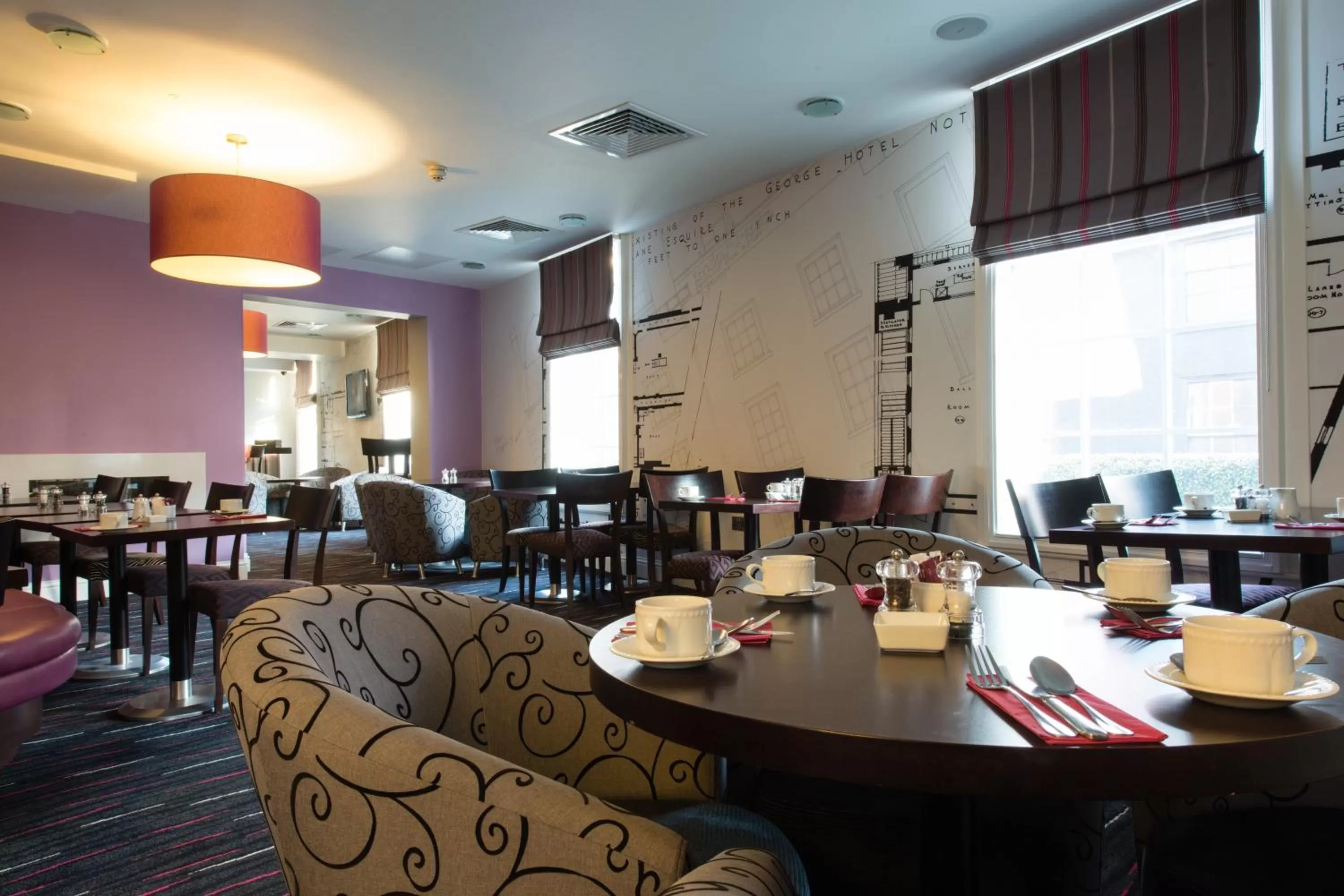 Restaurant/places to eat in Mercure Nottingham City Centre Hotel