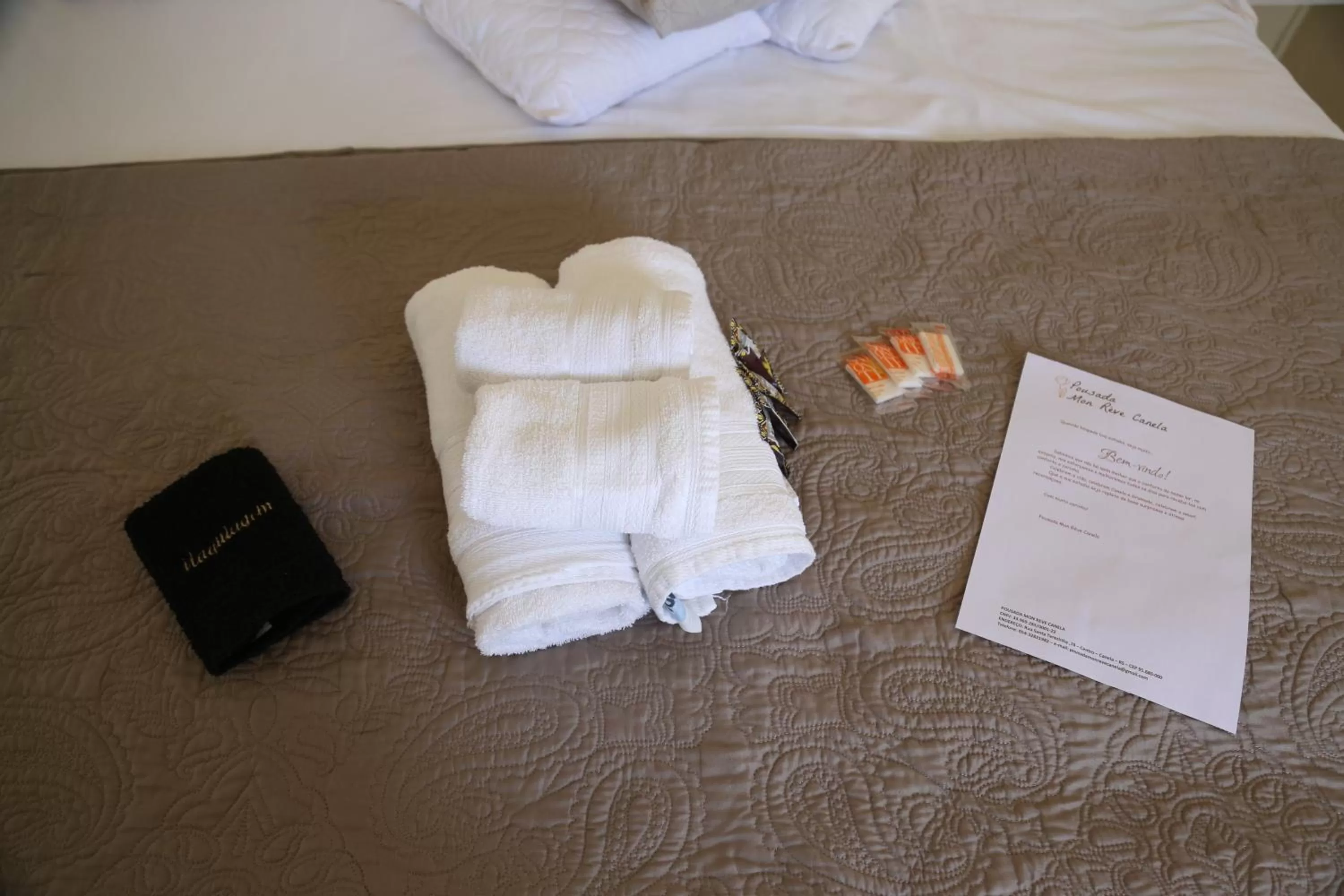 Bed in Pousada Lanai Canela