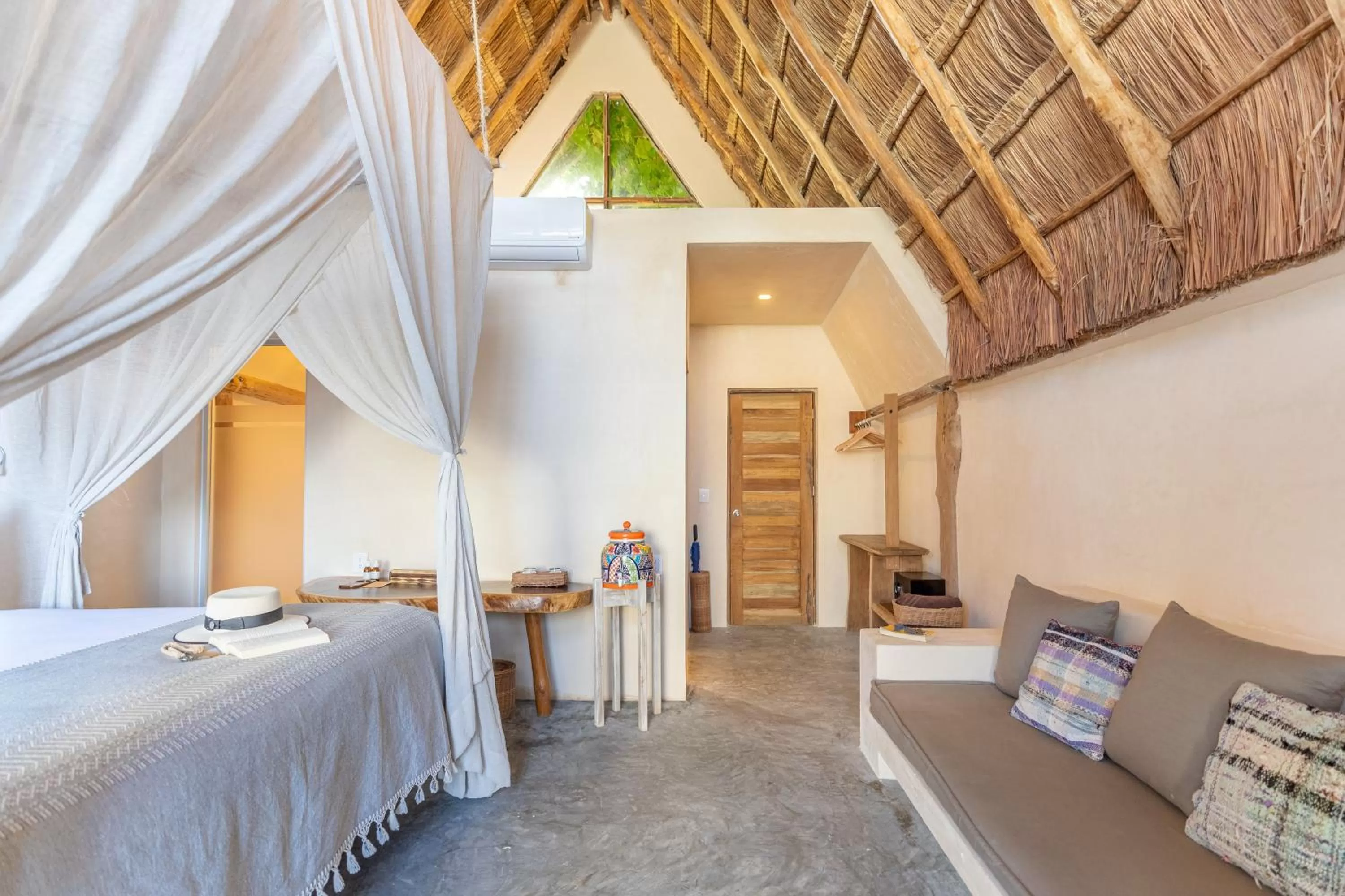 Bed in Ahau Tulum - Beachfront Hotel