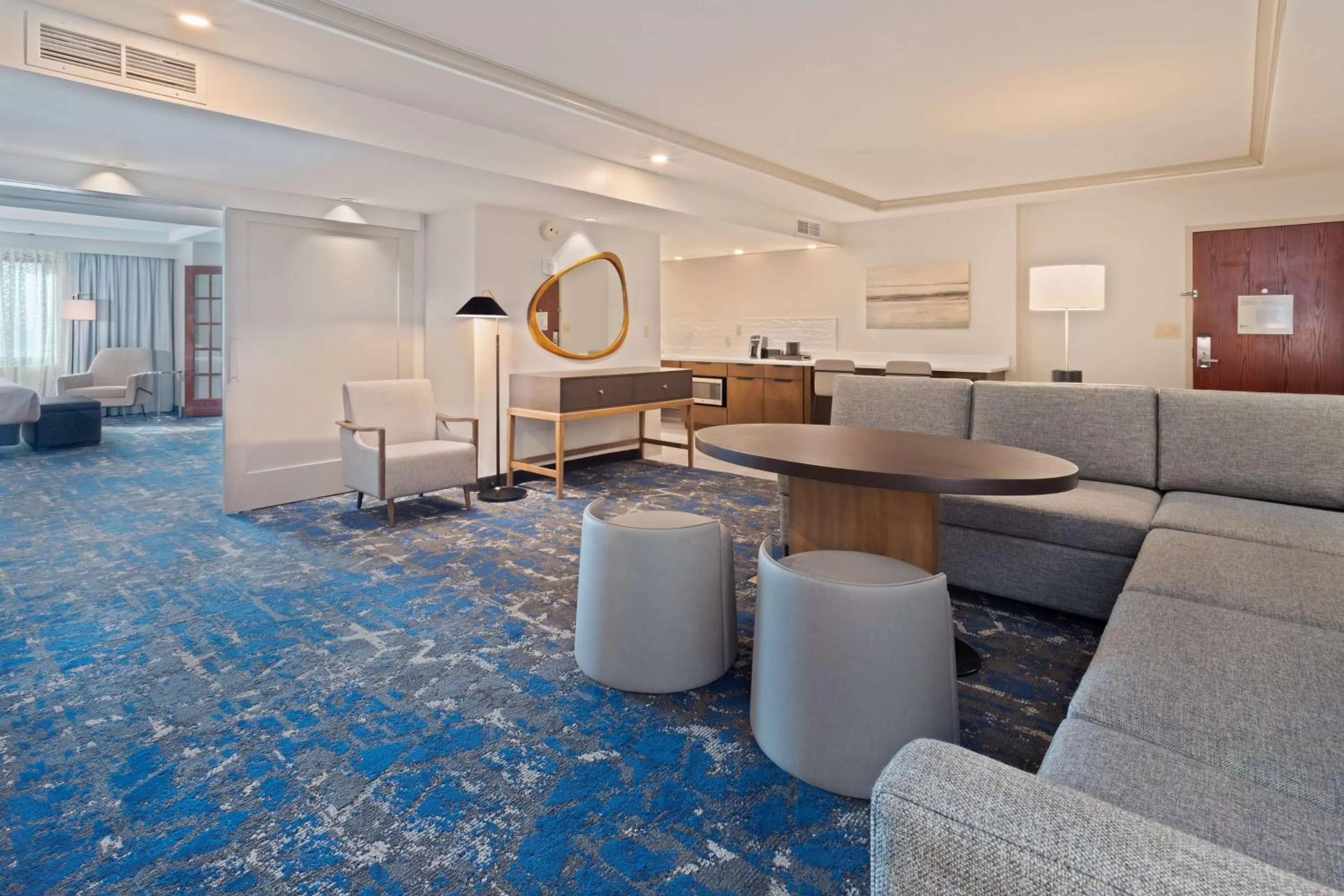 Living room in Embassy Suites by Hilton Tampa USF Near Busch Gardens