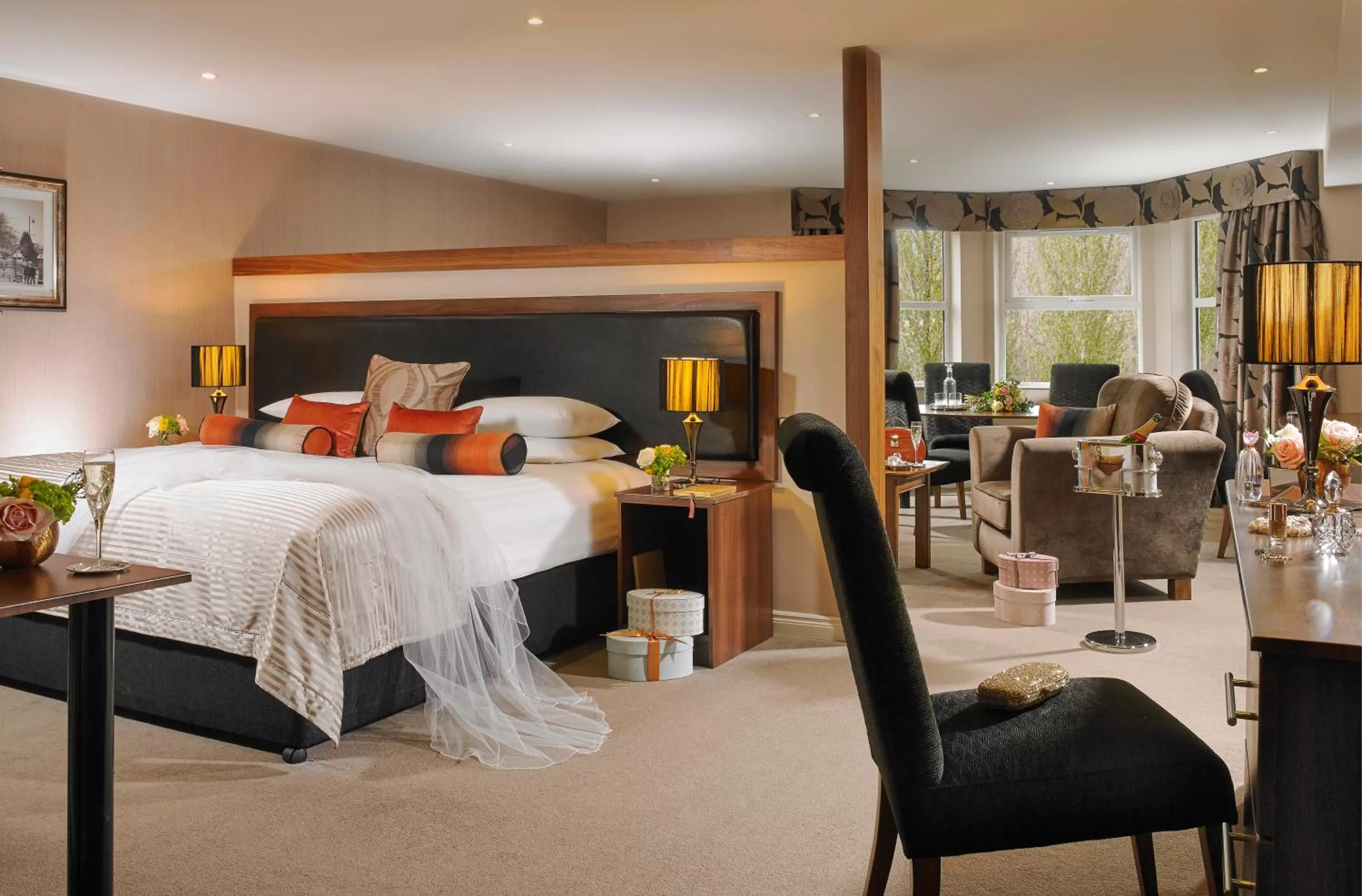 Bed in The Malone Hotel