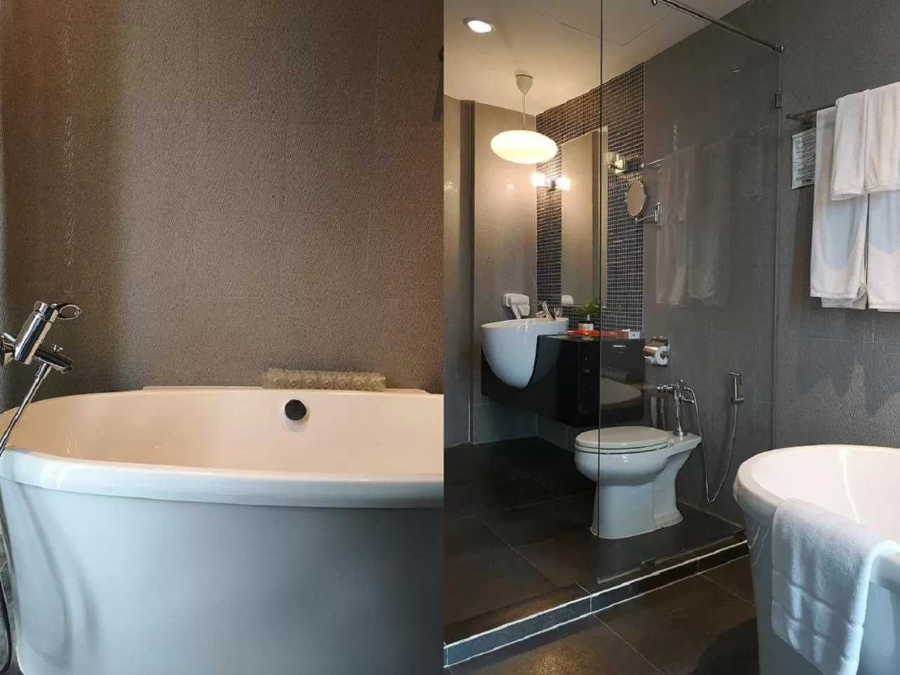 Shower in The Zign Hotel