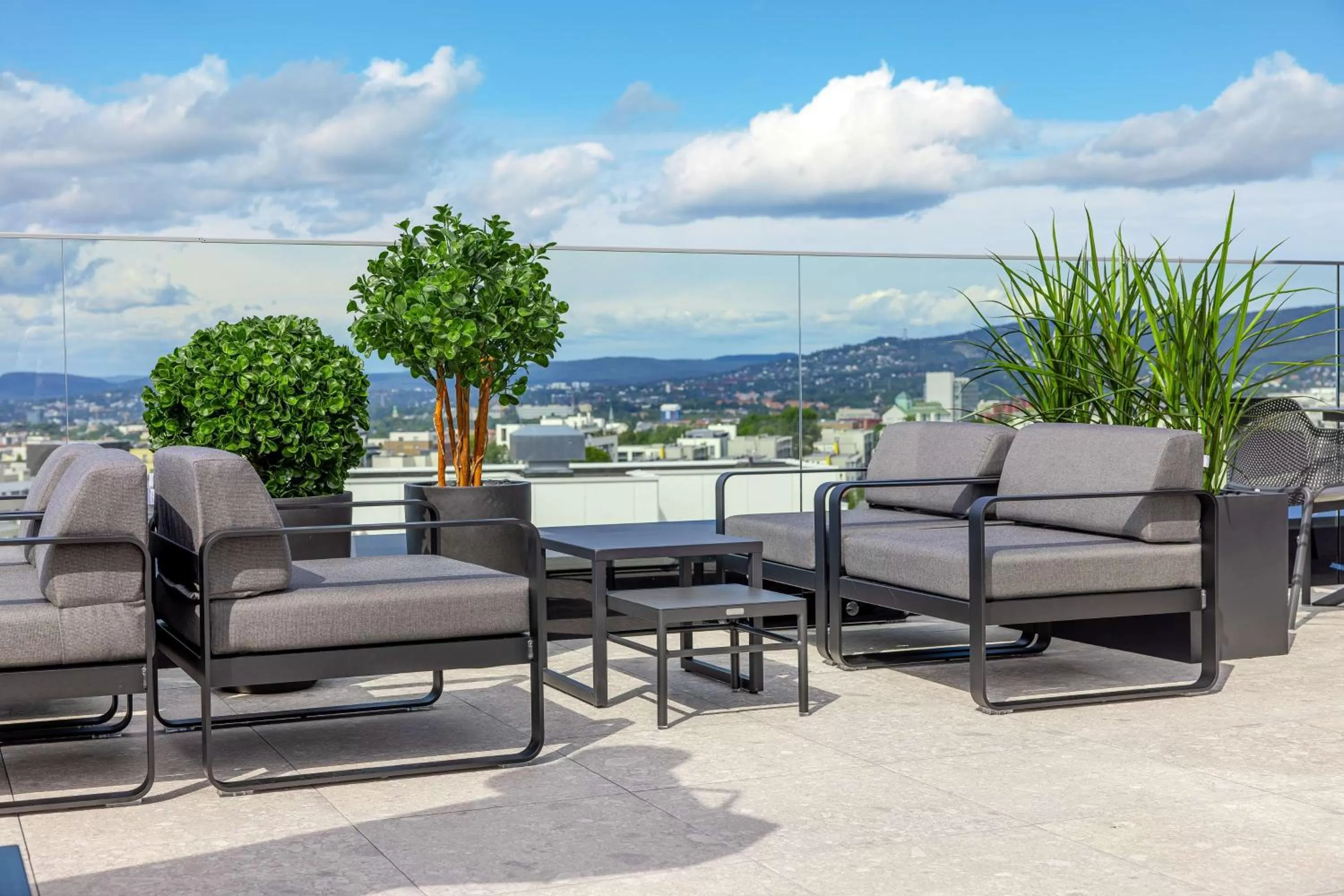 Balcony/Terrace in Radisson RED Oslo Økern
