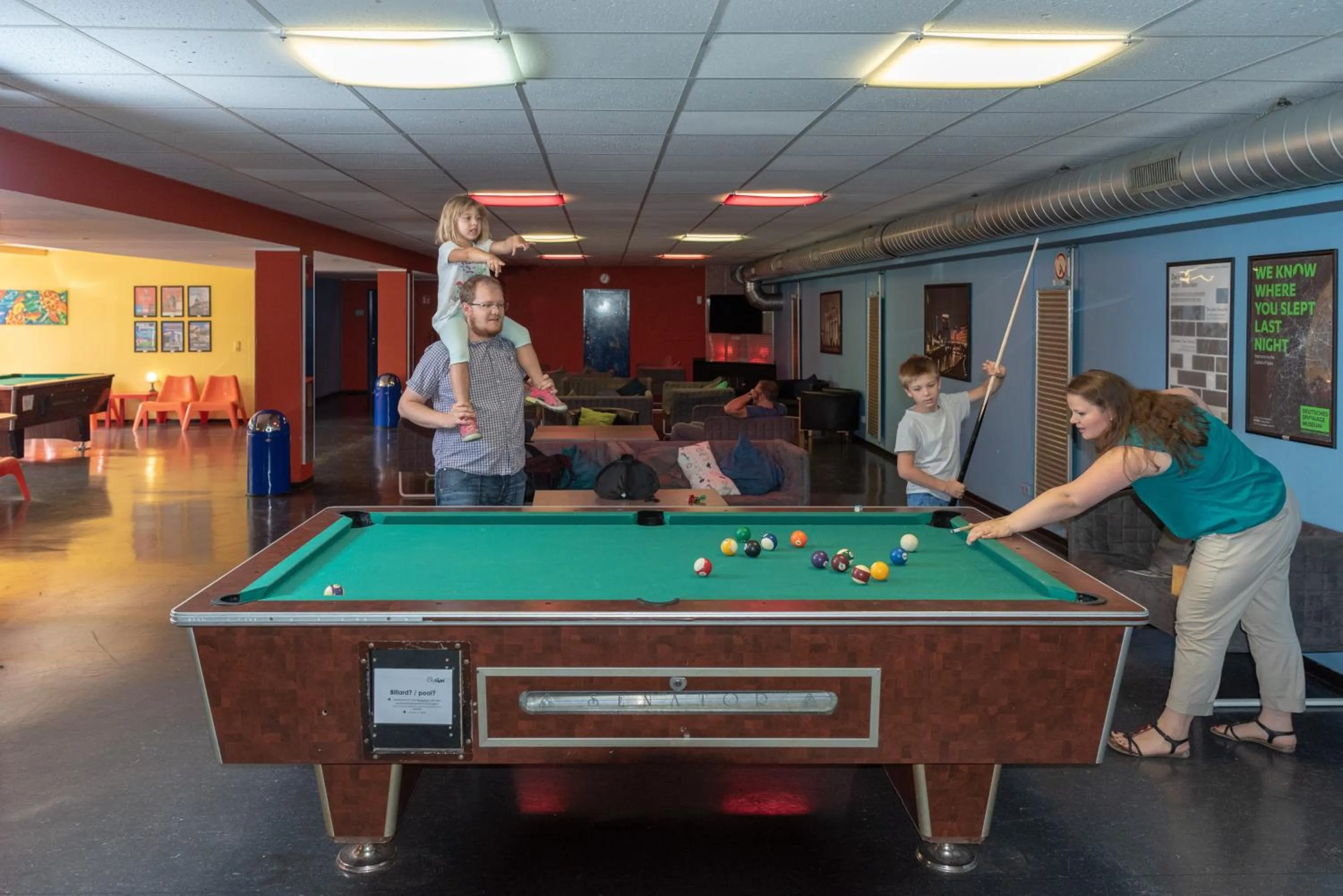 Game Room in Familienhotel Citylight