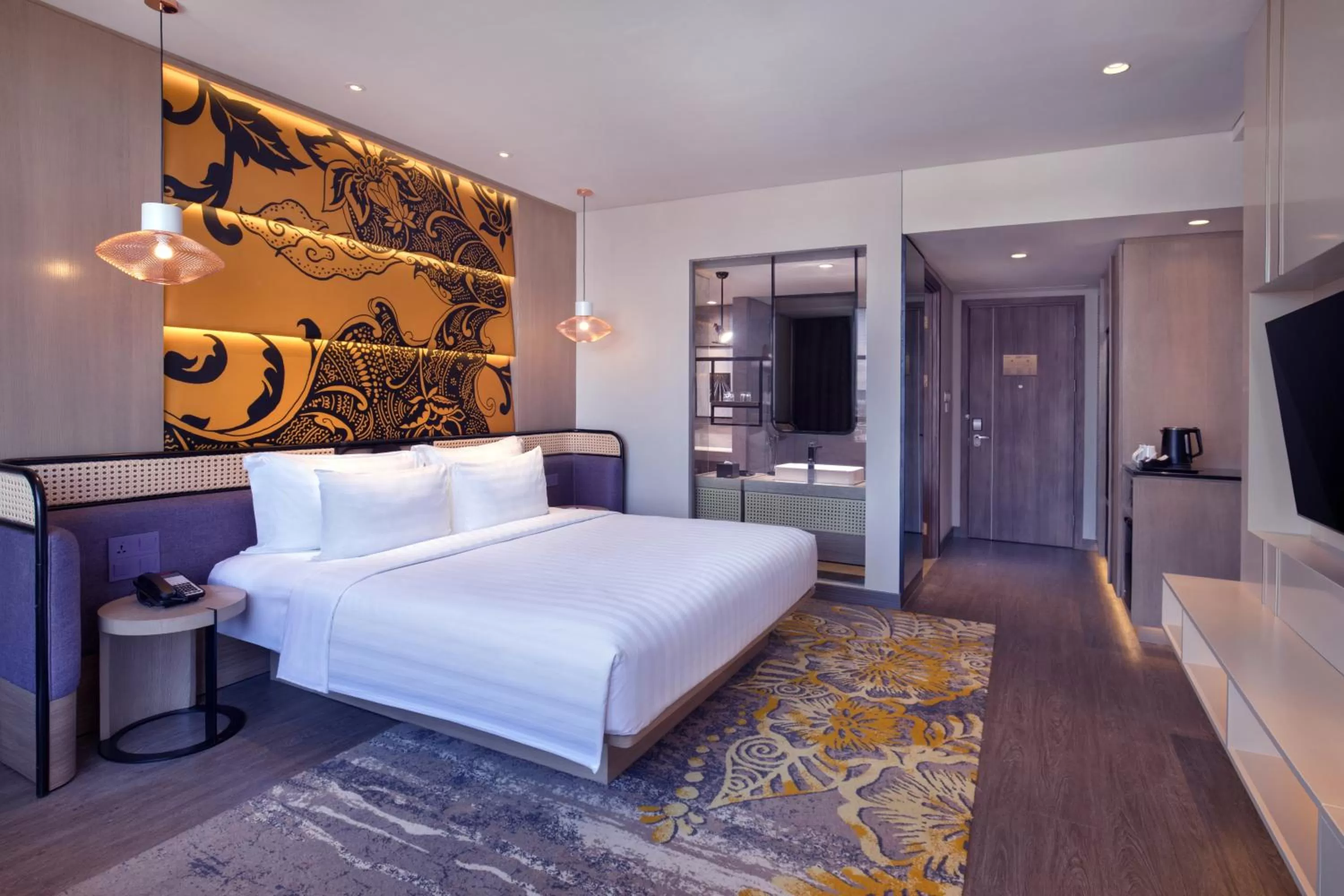 Bedroom, Bed in Grand Mercure Malang