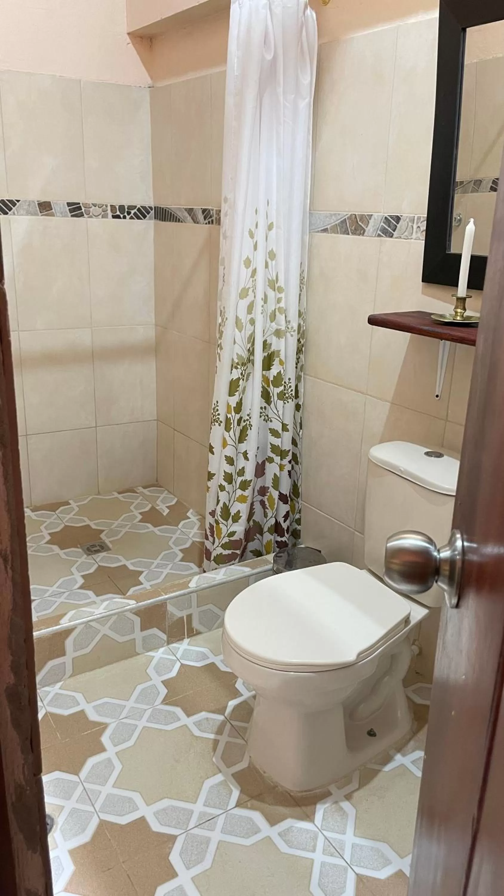 Bathroom in Posada Turística Rocas De Cabo Marzo