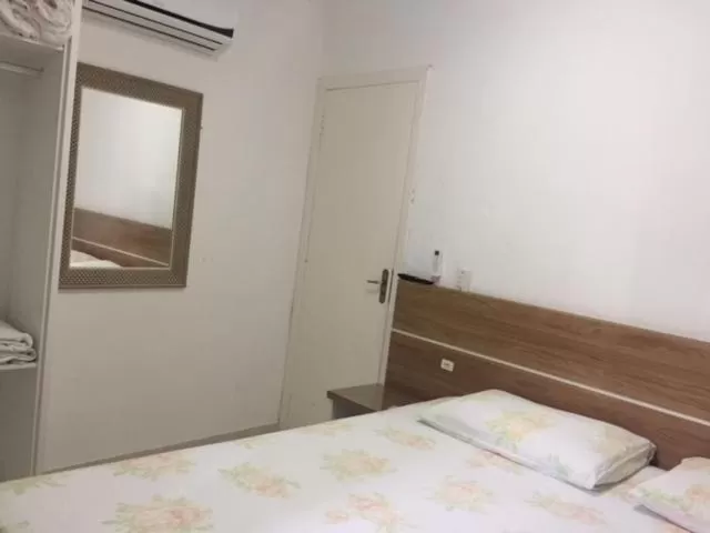 Bed in Pousada Almeida