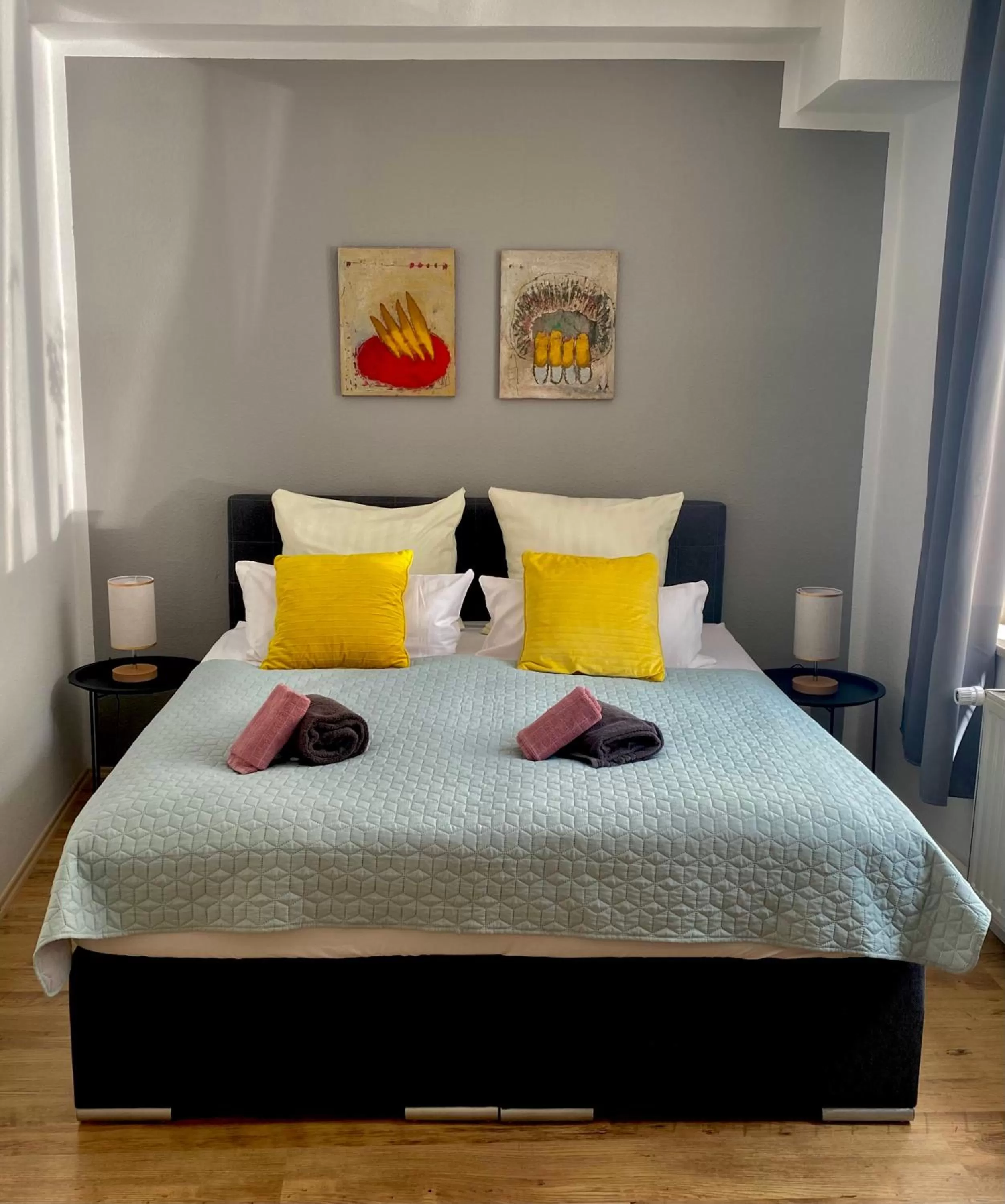 Bed in Bärliner Hotel