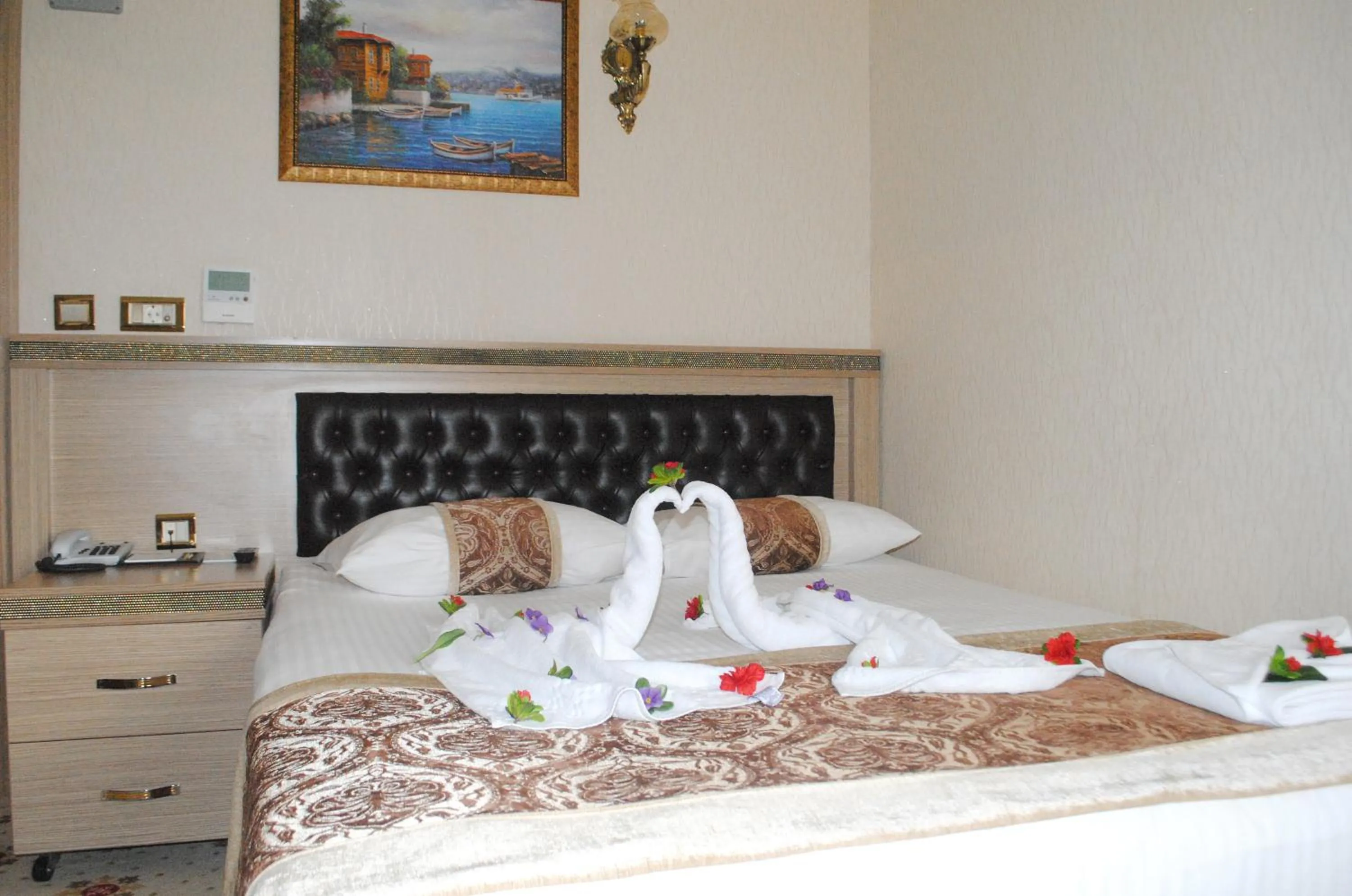 Bed in Marmaray Hotel