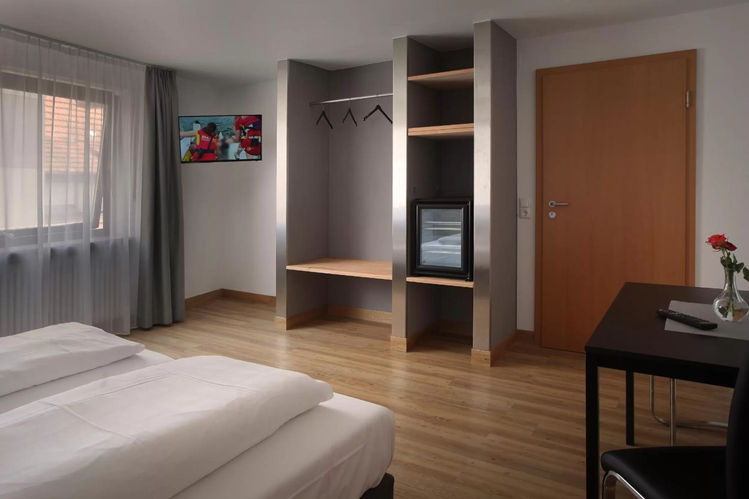 Bed in Hotel Gasthof Metzgerei Lamm - Benedikt Rückel