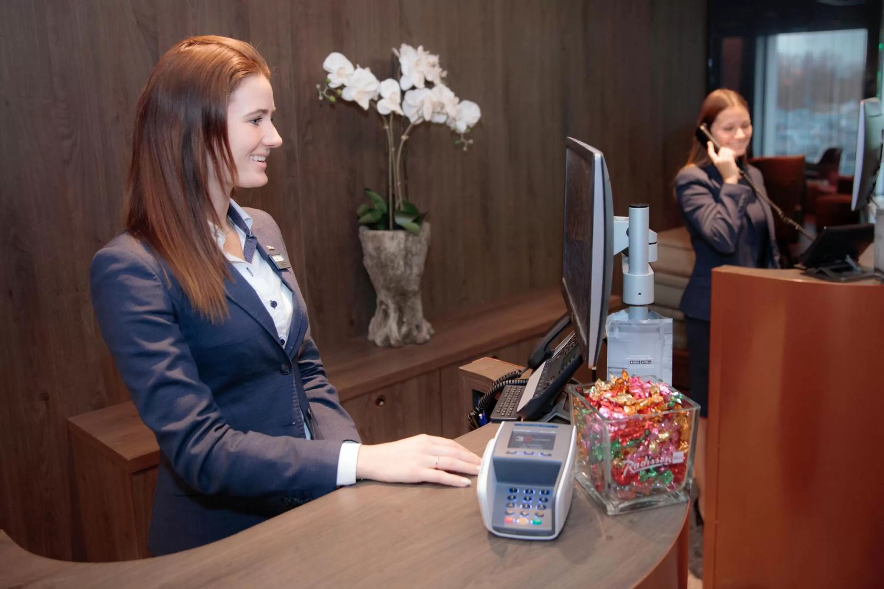 Lobby or reception in Radisson Blu Hotel, Bruges