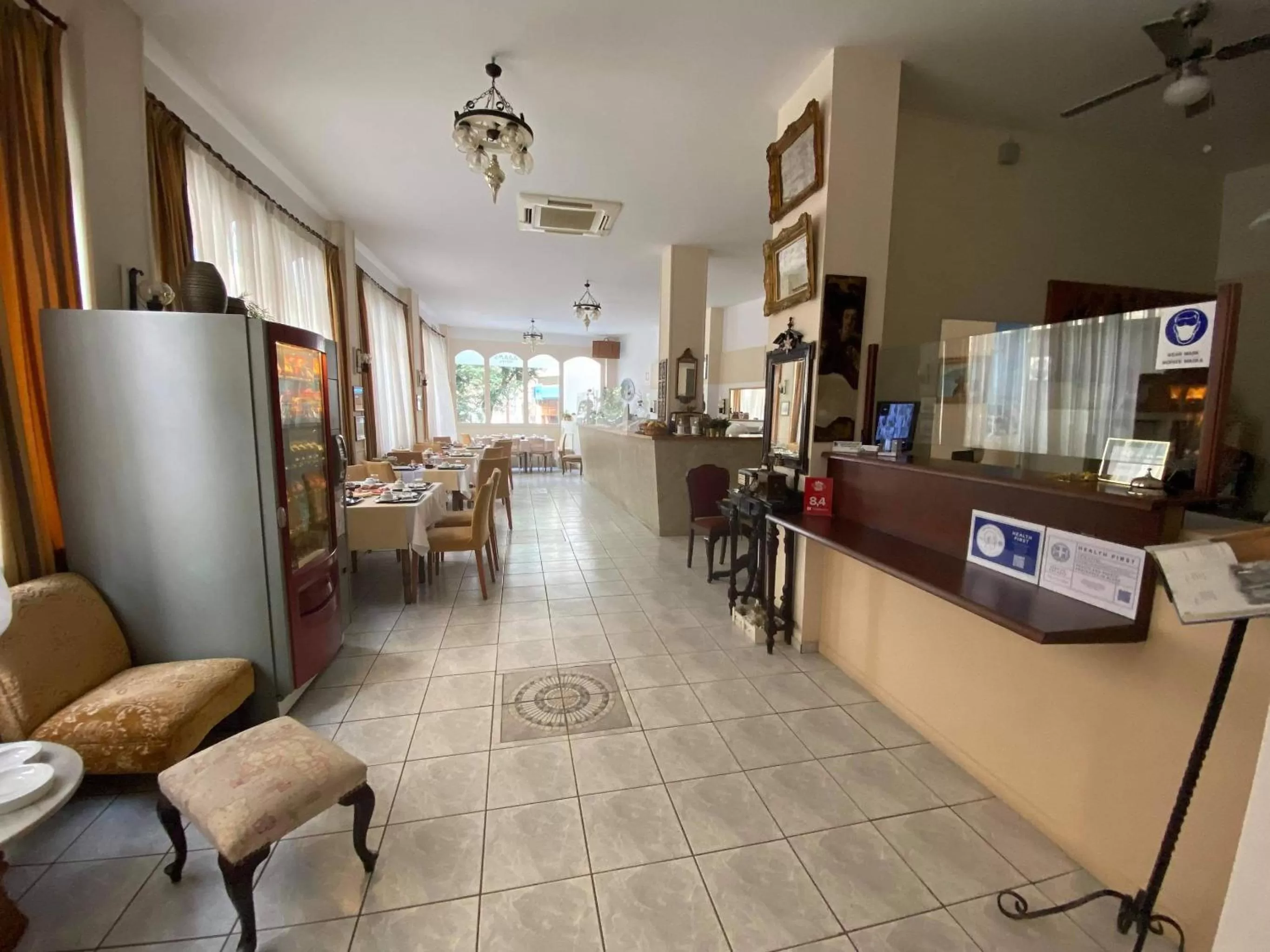 Lobby or reception in Adams Hotel