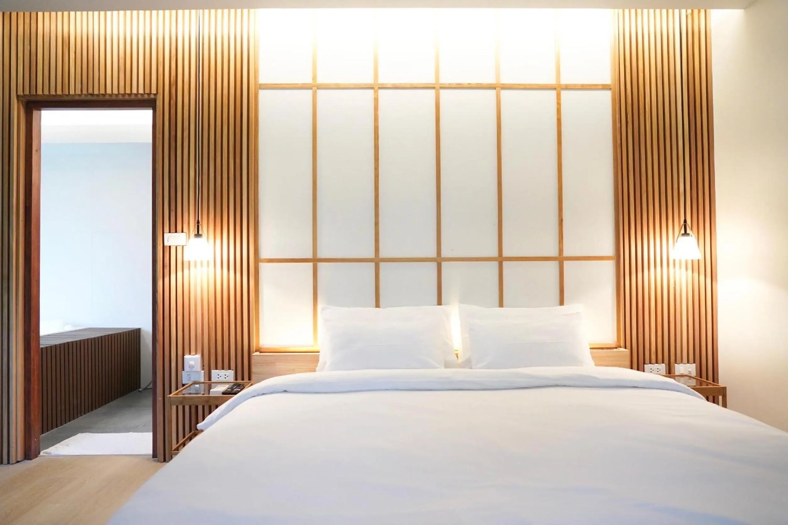 Bedroom, Bed in Villa Panalai