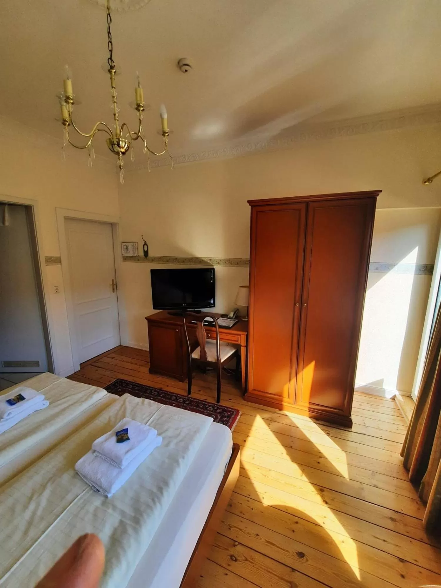 Photo of the whole room, Bed in Landhaus Bode