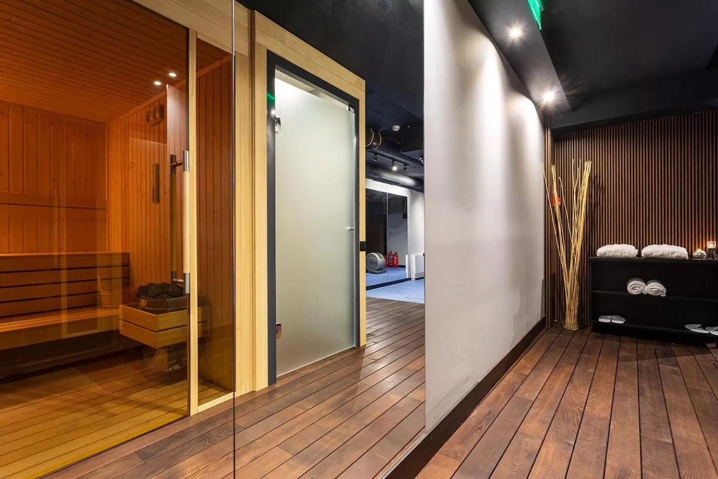 Sauna in Abrazo Sofia Hotel by HMG